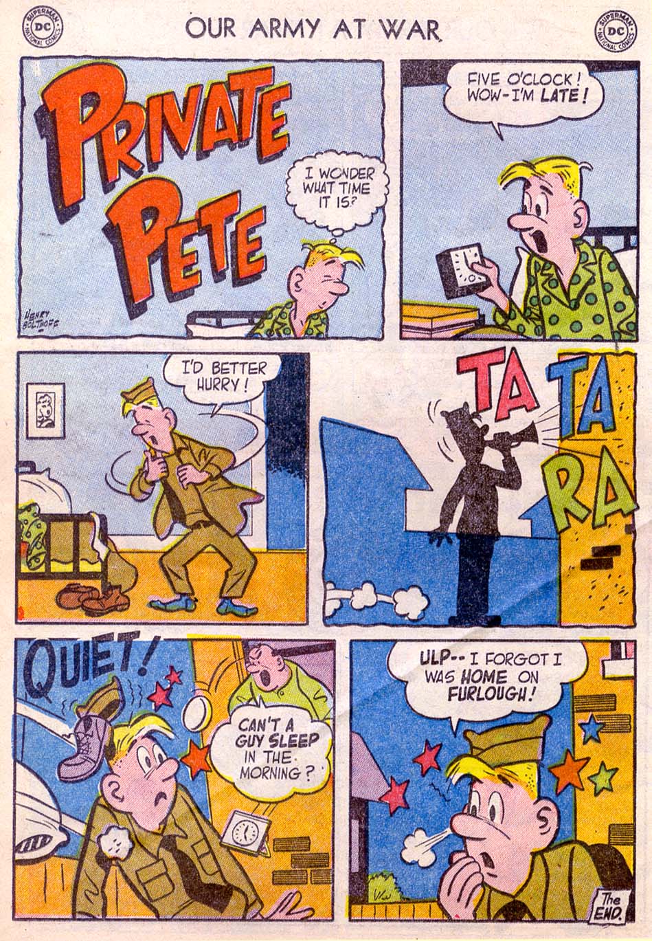 Read online Our Army at War (1952) comic -  Issue #29 - 16