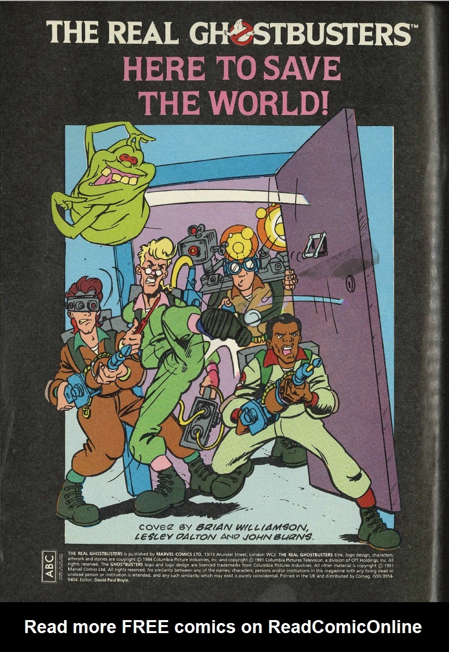 Read online The Real Ghostbusters comic -  Issue #179 - 2