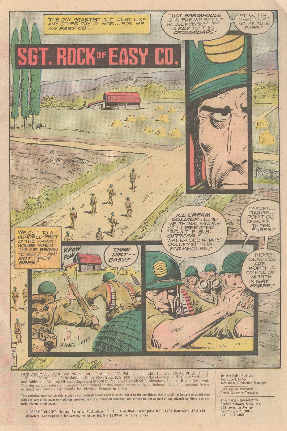 Read online Our Army at War (1952) comic -  Issue #301 - 3