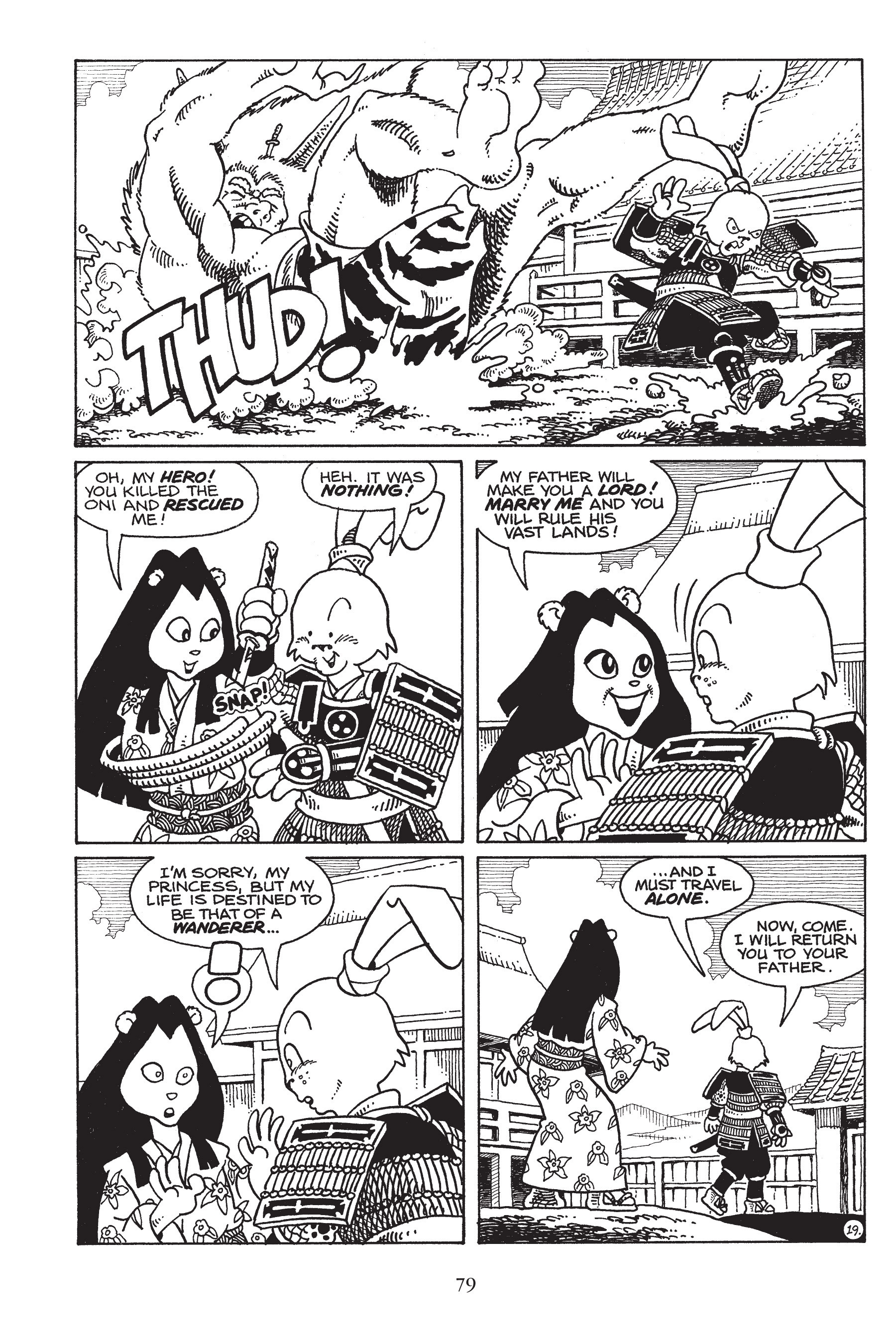 Read online Usagi Yojimbo (1987) comic -  Issue # _TPB 6 - 79