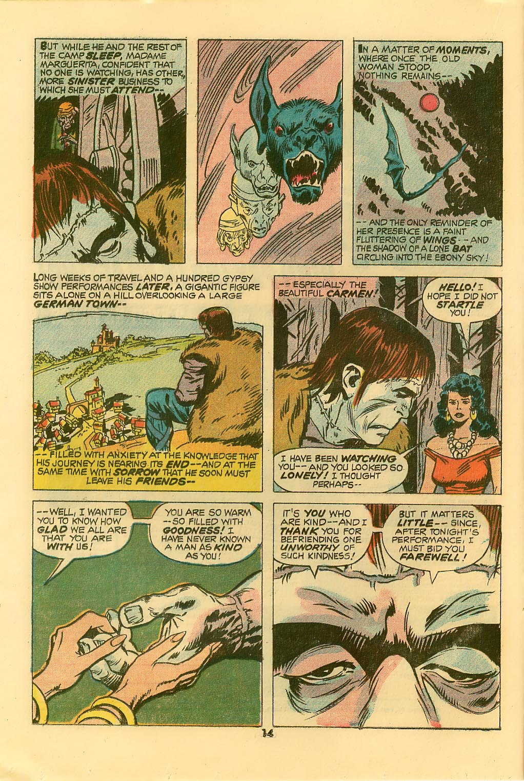 Read online Frankenstein (1973) comic -  Issue #7 - 9