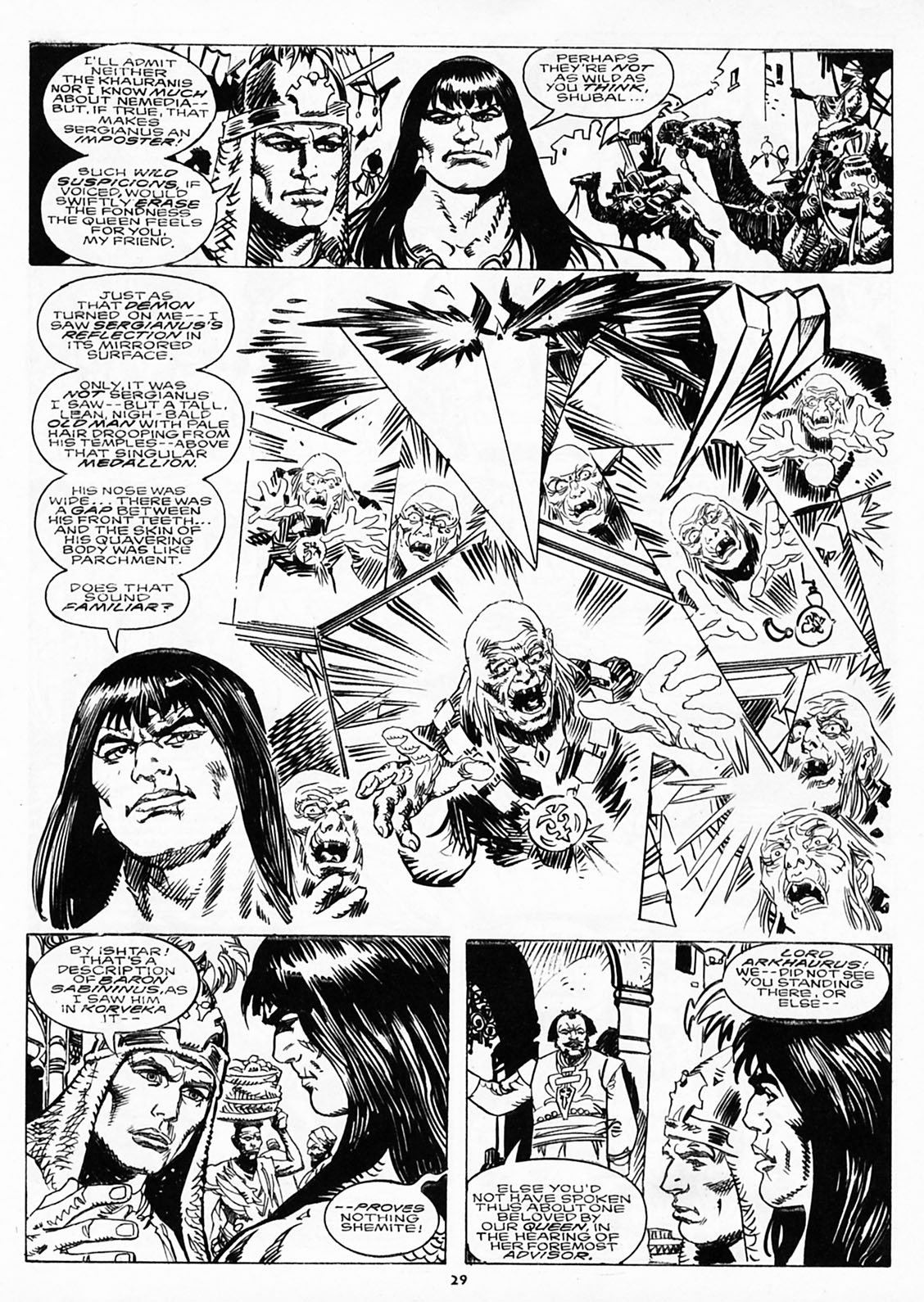 Read online The Savage Sword Of Conan comic -  Issue #218 - 27