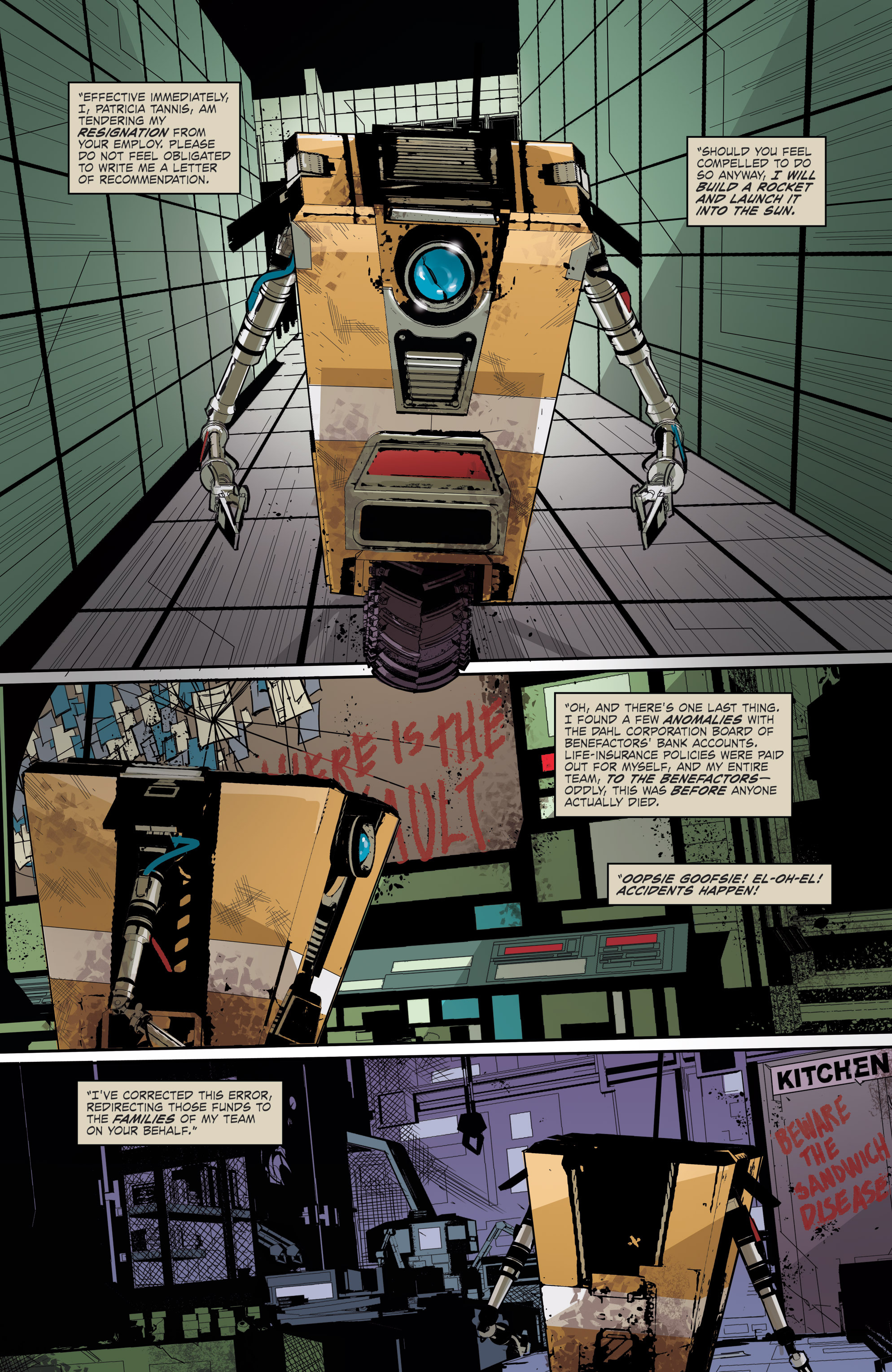 Read online Borderlands: Tannis & the Vault comic -  Issue #6 - 22
