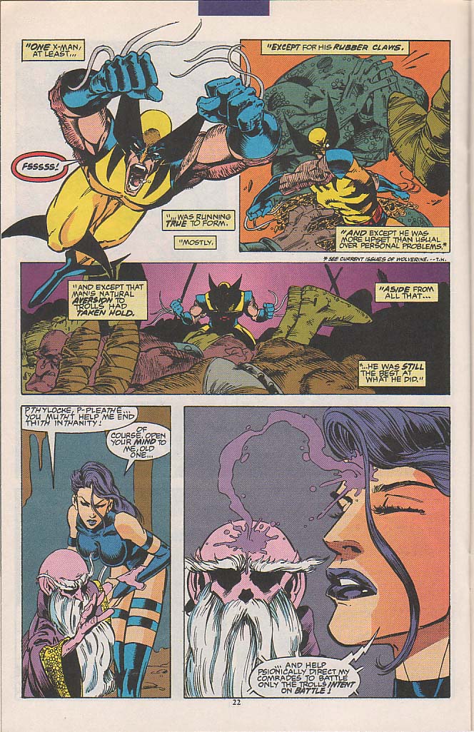 Read online Excalibur (1988) comic -  Issue #58 - 17