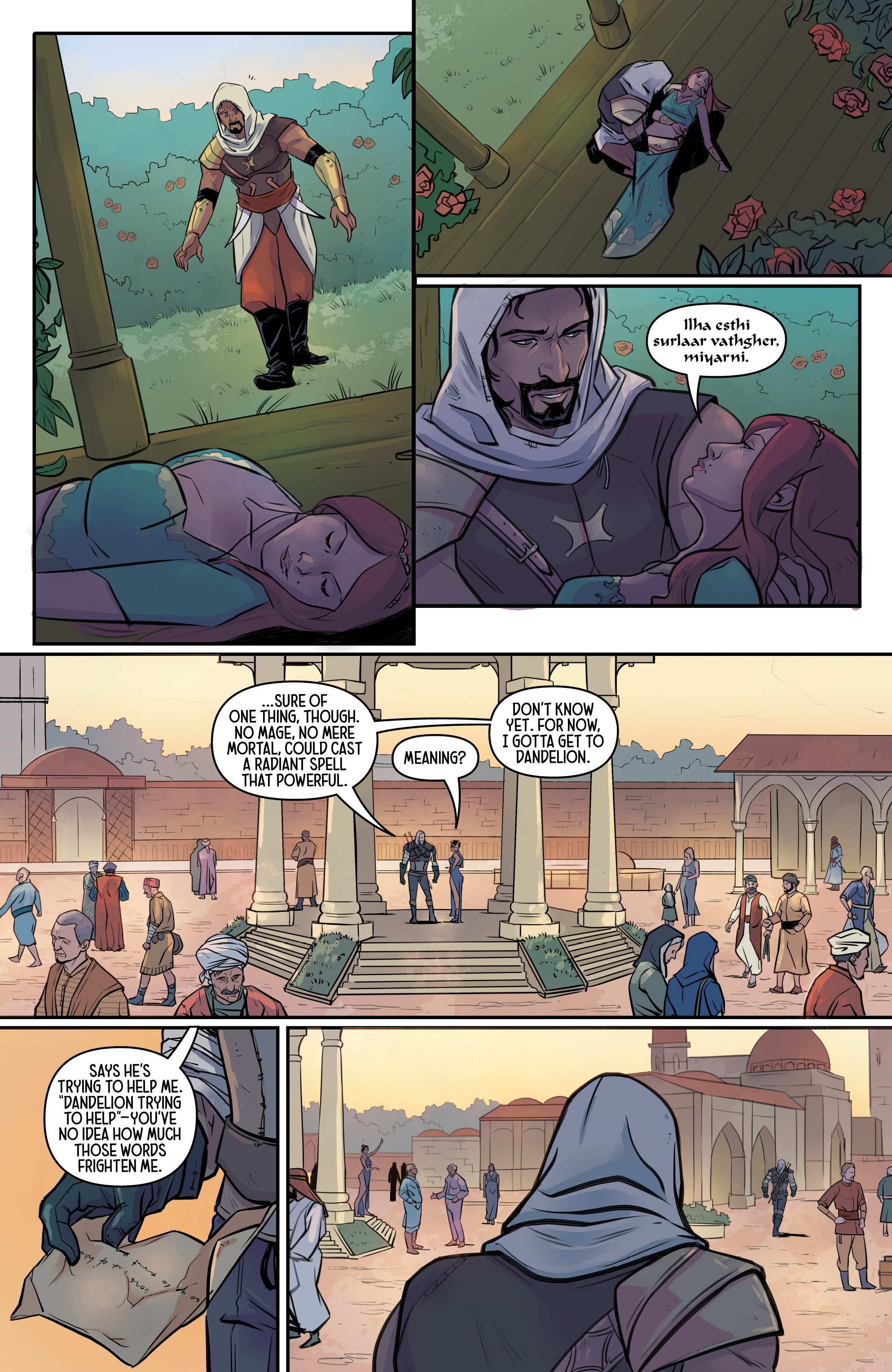 Read online The Witcher: Of Flesh and Flame comic -  Issue #2 - 21