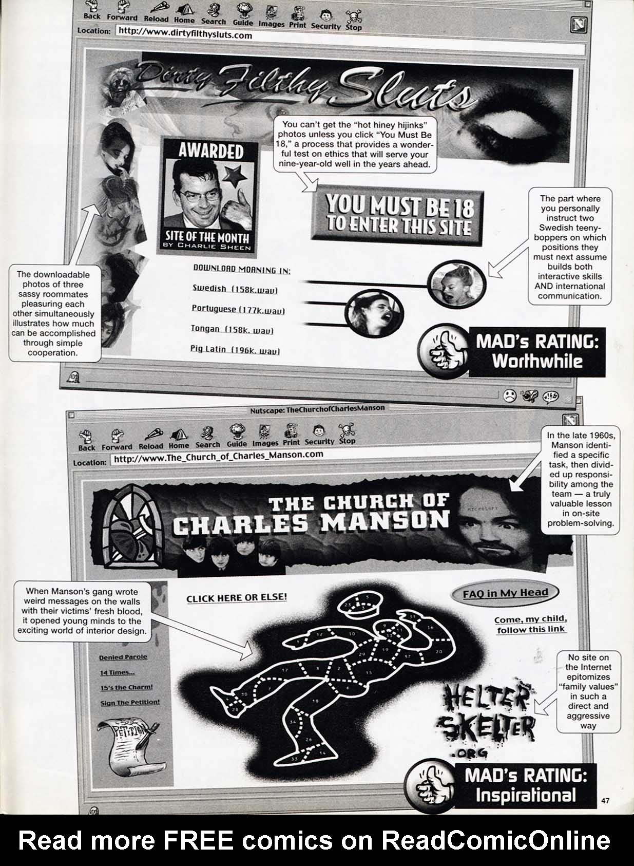 Read online MAD comic -  Issue #380 - 49