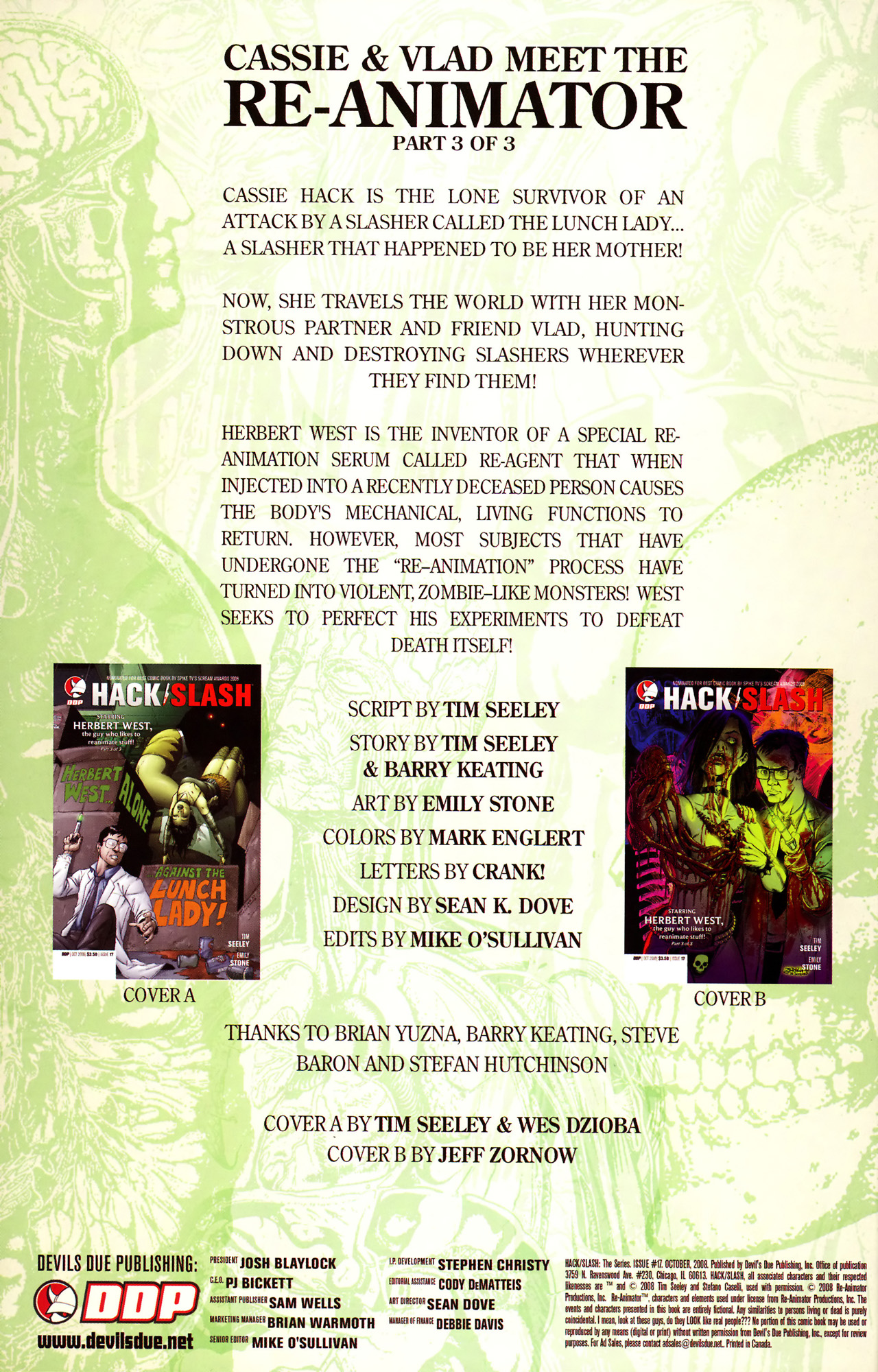 Read online Hack/Slash: The Series comic -  Issue #17 - 3