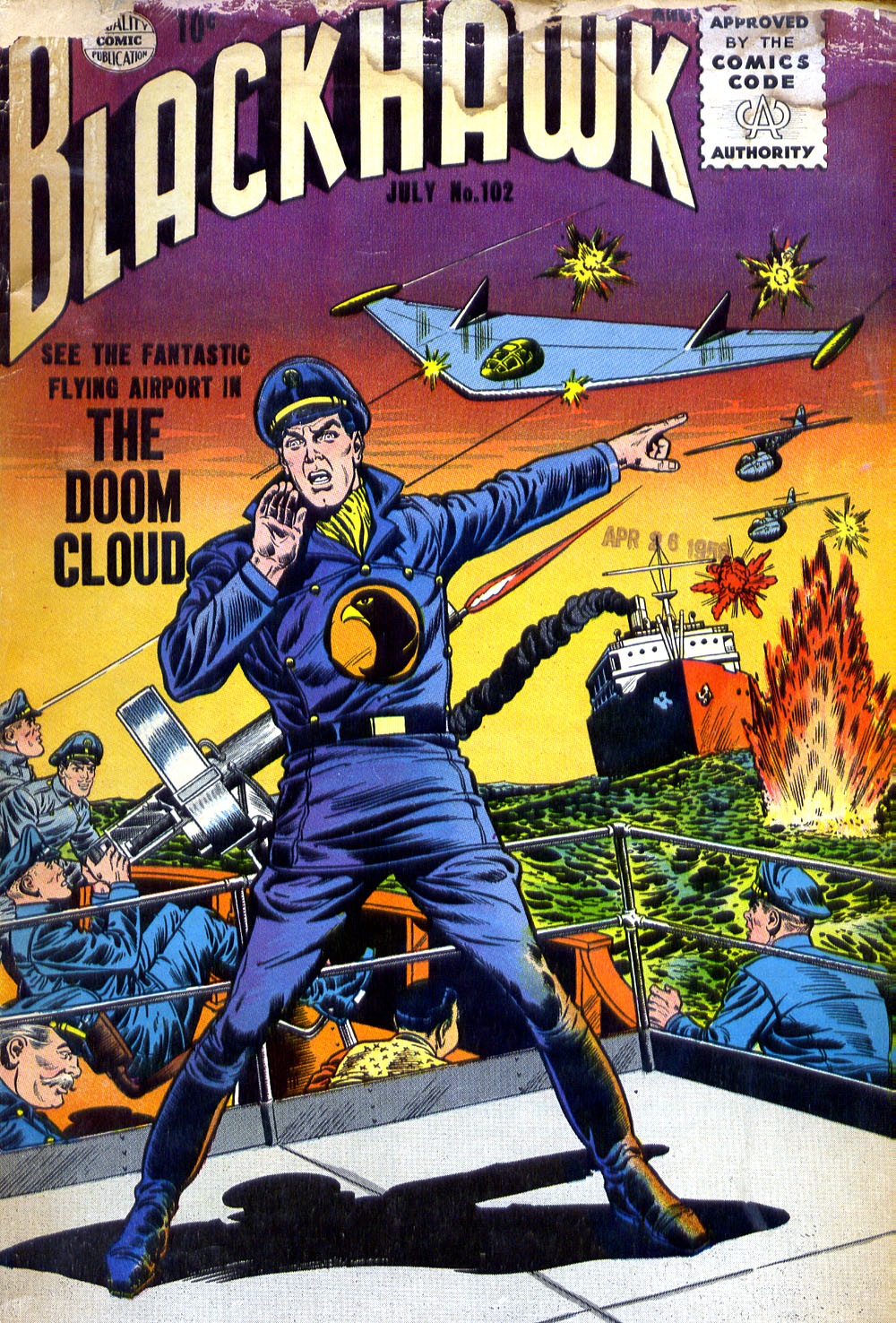 Read online Blackhawk (1957) comic -  Issue #102 - 1