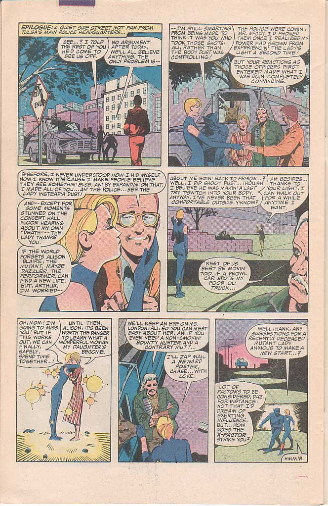 Read online Dazzler (1981) comic -  Issue #42 - 25