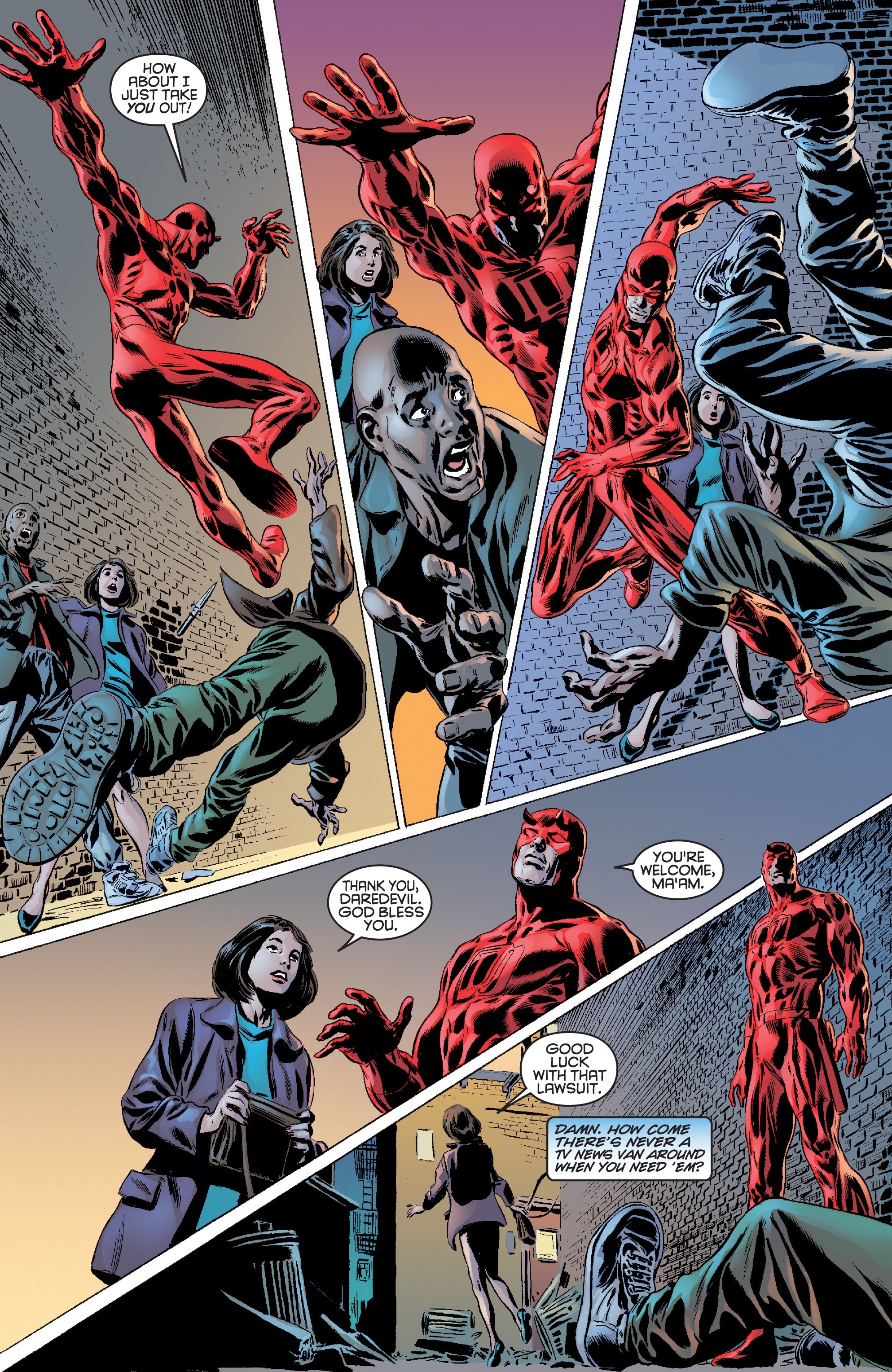 Read online Marvel Knights Daredevil by Bendis, Jenkins, Gale & Mack: Unusual Suspects comic -  Issue # TPB (Part 3) - 1