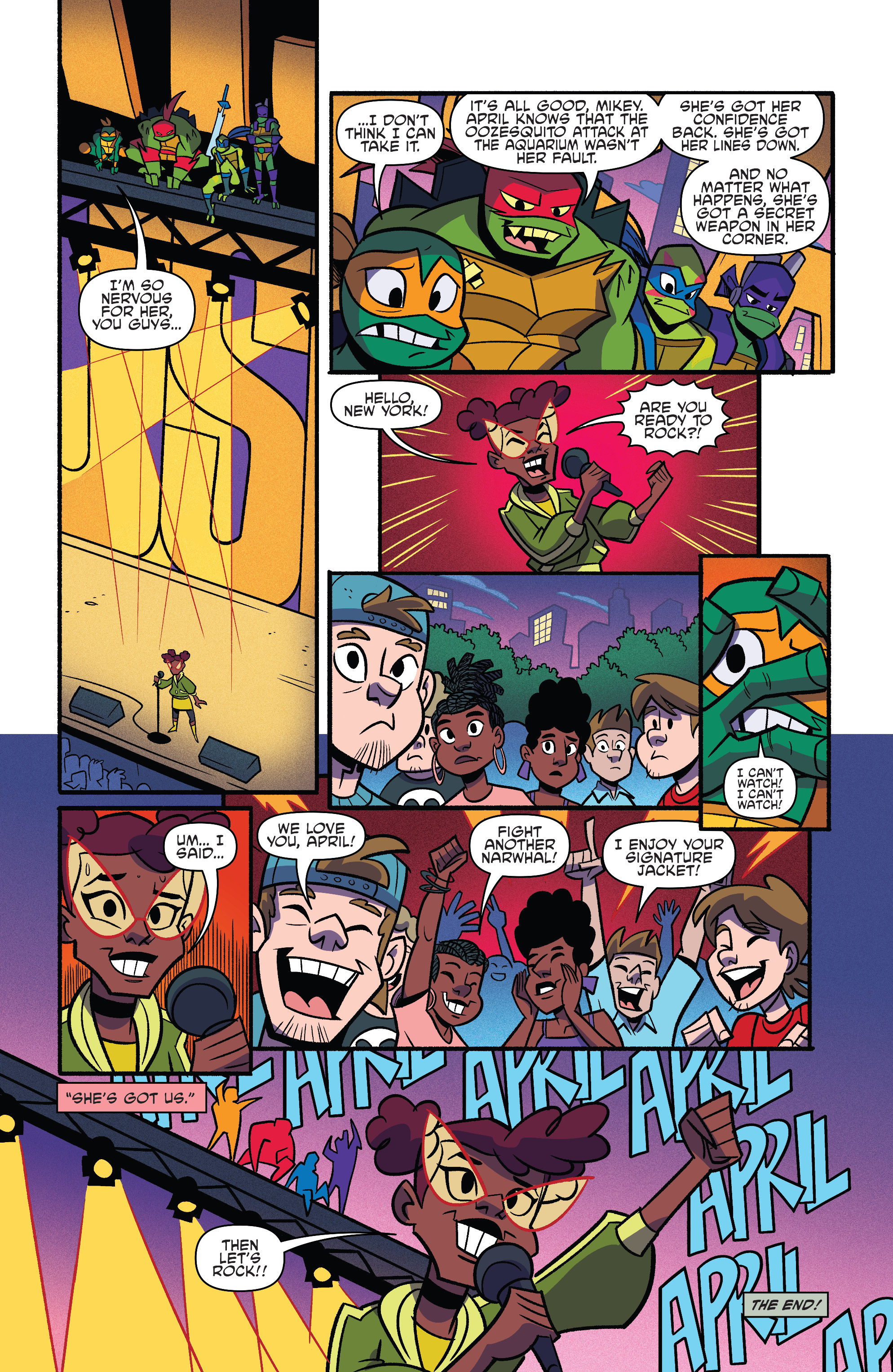 Read online Rise of the Teenage Mutant Ninja Turtles: Sound Off! comic -  Issue #3 - 22