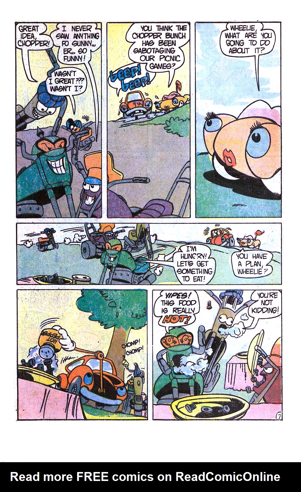 Read online Wheelie and the Chopper Bunch comic -  Issue #4 - 31