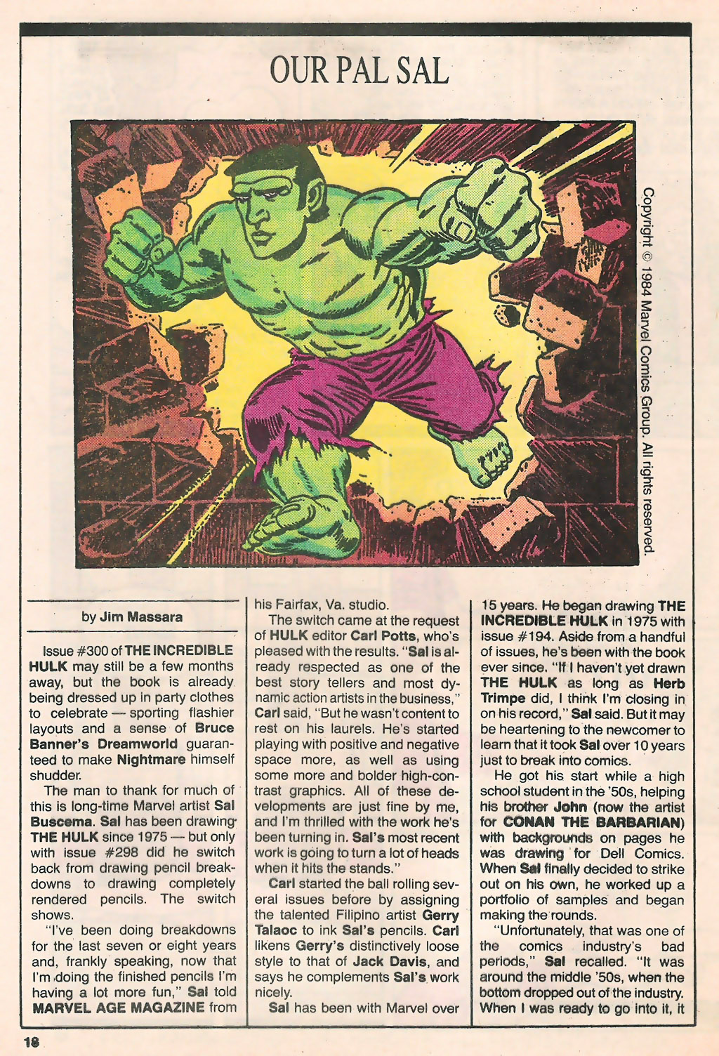 Read online Marvel Age comic -  Issue #16 - 19