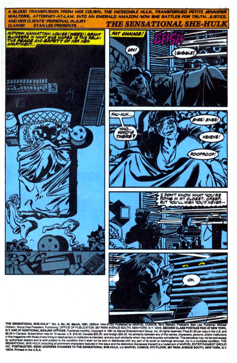 Read online The Sensational She-Hulk comic -  Issue #25 - 2
