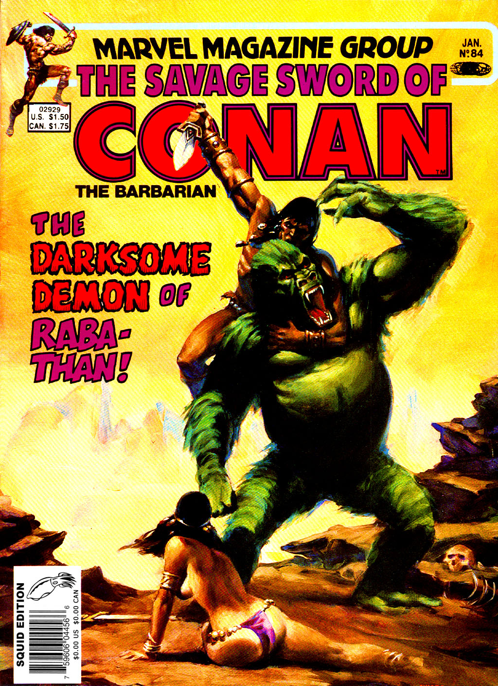 Read online The Savage Sword Of Conan comic -  Issue #84 - 1