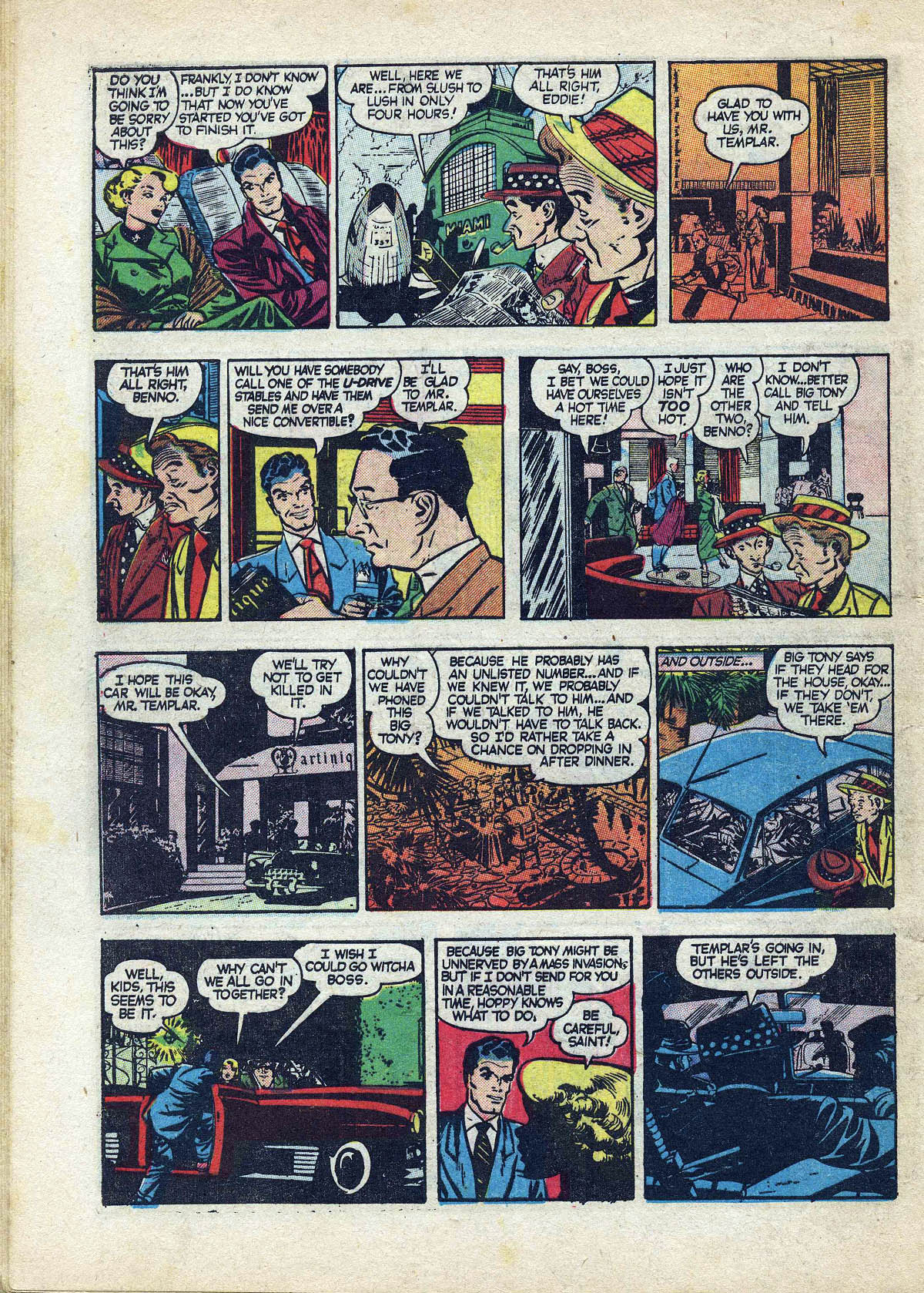 Read online The Saint (1947) comic -  Issue #8 - 28