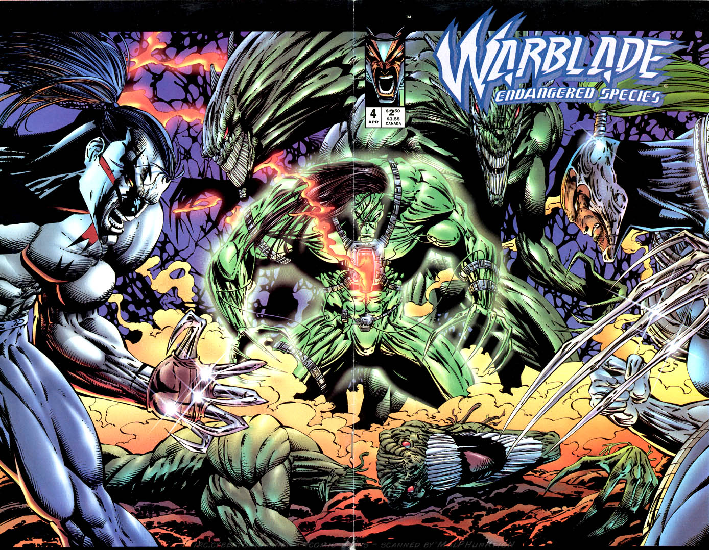 Read online Warblade: Endangered Species comic -  Issue #4 - 1