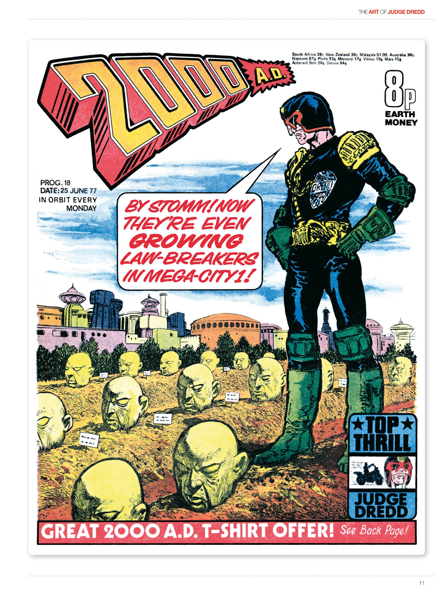 Read online The Art of Judge Dredd: Featuring 35 Years of Zarjaz Covers comic -  Issue # TPB (Part 1) - 12