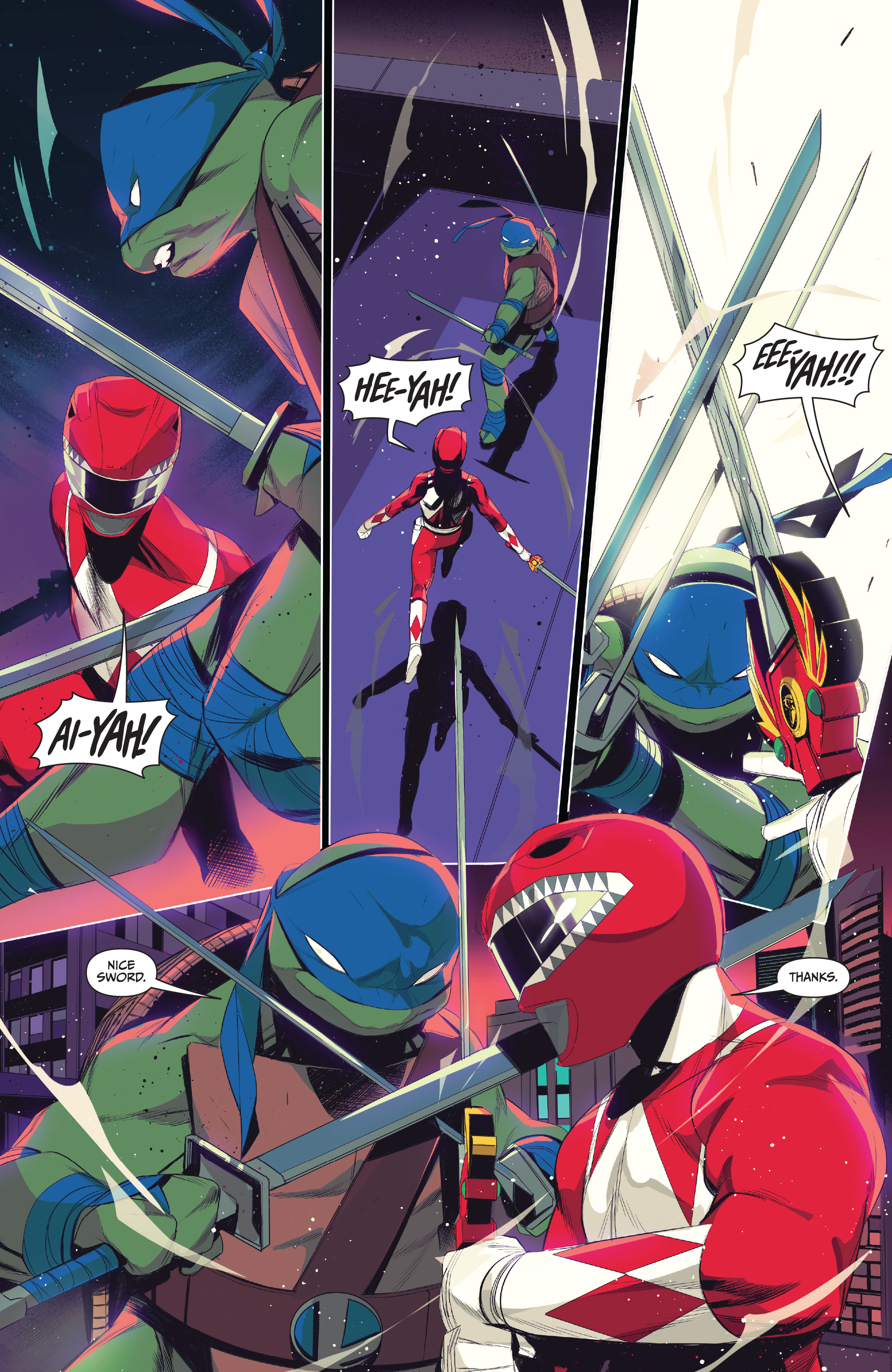 Read online Mighty Morphin Power Rangers: Teenage Mutant Ninja Turtles comic -  Issue #1 - 23