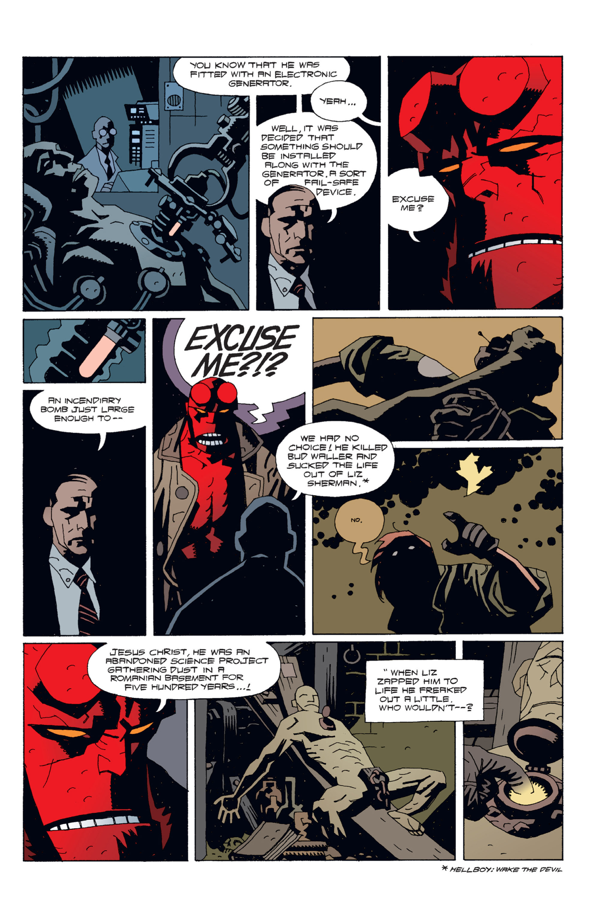 Read online Hellboy comic -  Issue #5 - 22
