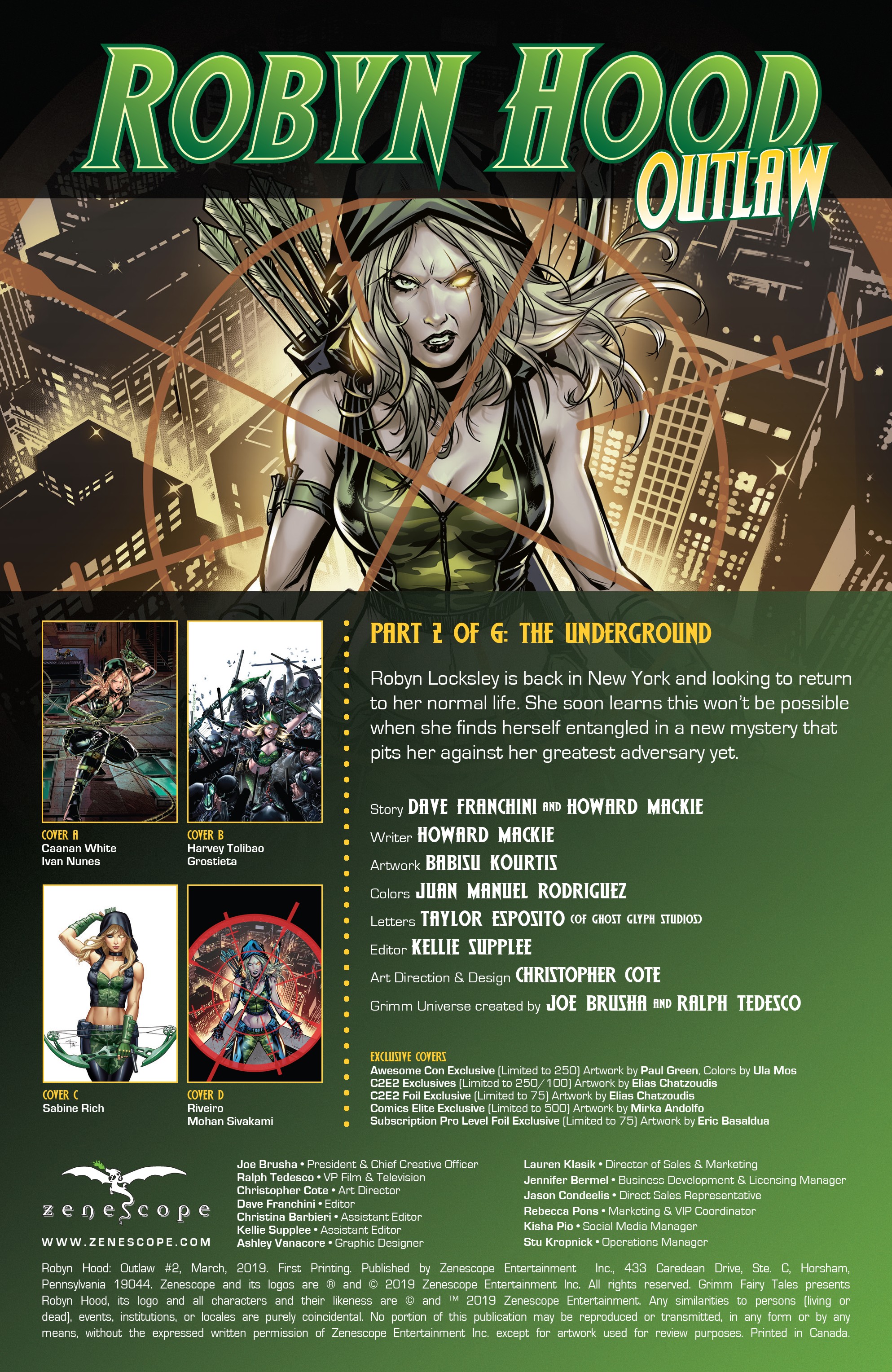 Read online Robyn Hood: Outlaw comic -  Issue #2 - 2