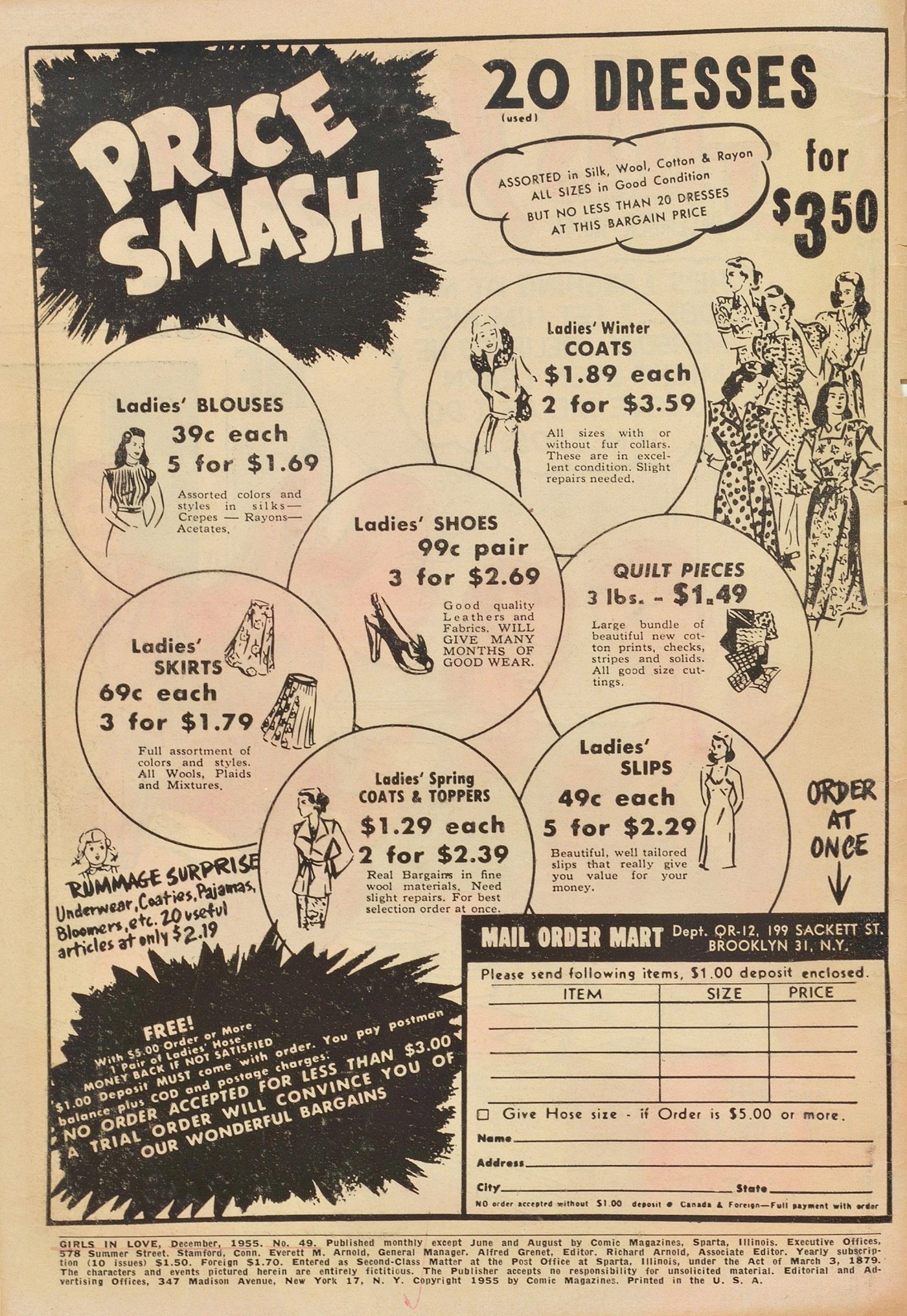 Read online Girls in Love (1955) comic -  Issue #49 - 2