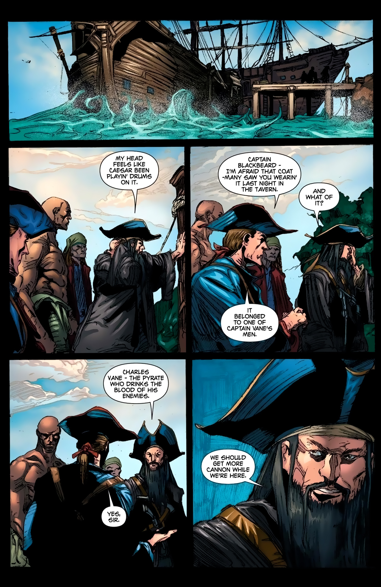 Read online Blackbeard: Legend of the Pyrate King comic -  Issue #5 - 15