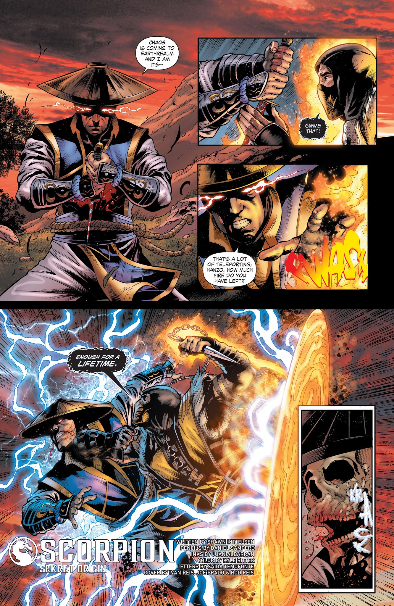 Read online Mortal Kombat X [I] comic -  Issue # _TPB 1 - 109