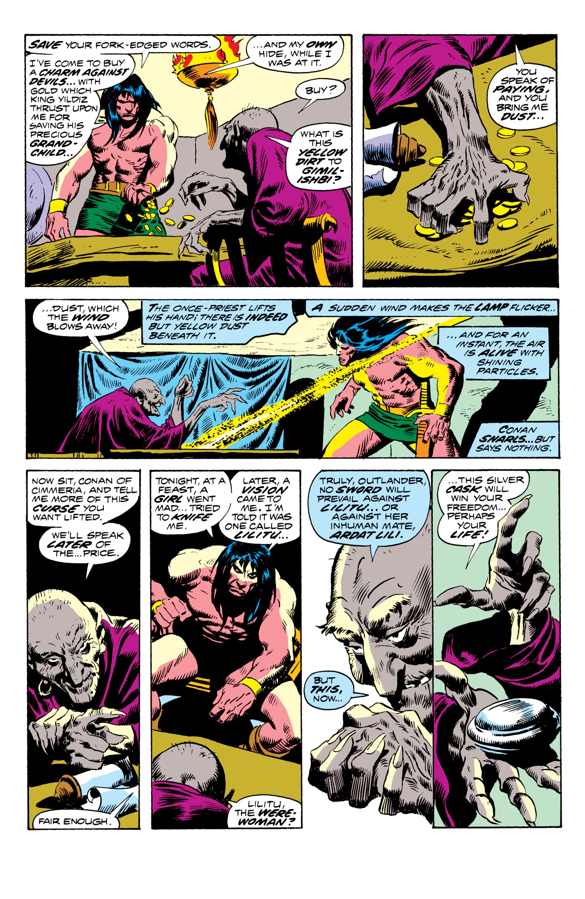 Read online Conan The Barbarian Epic Collection: The Original Marvel Years - The Curse Of The Golden Skull comic -  Issue # TPB (Part 3) - 36