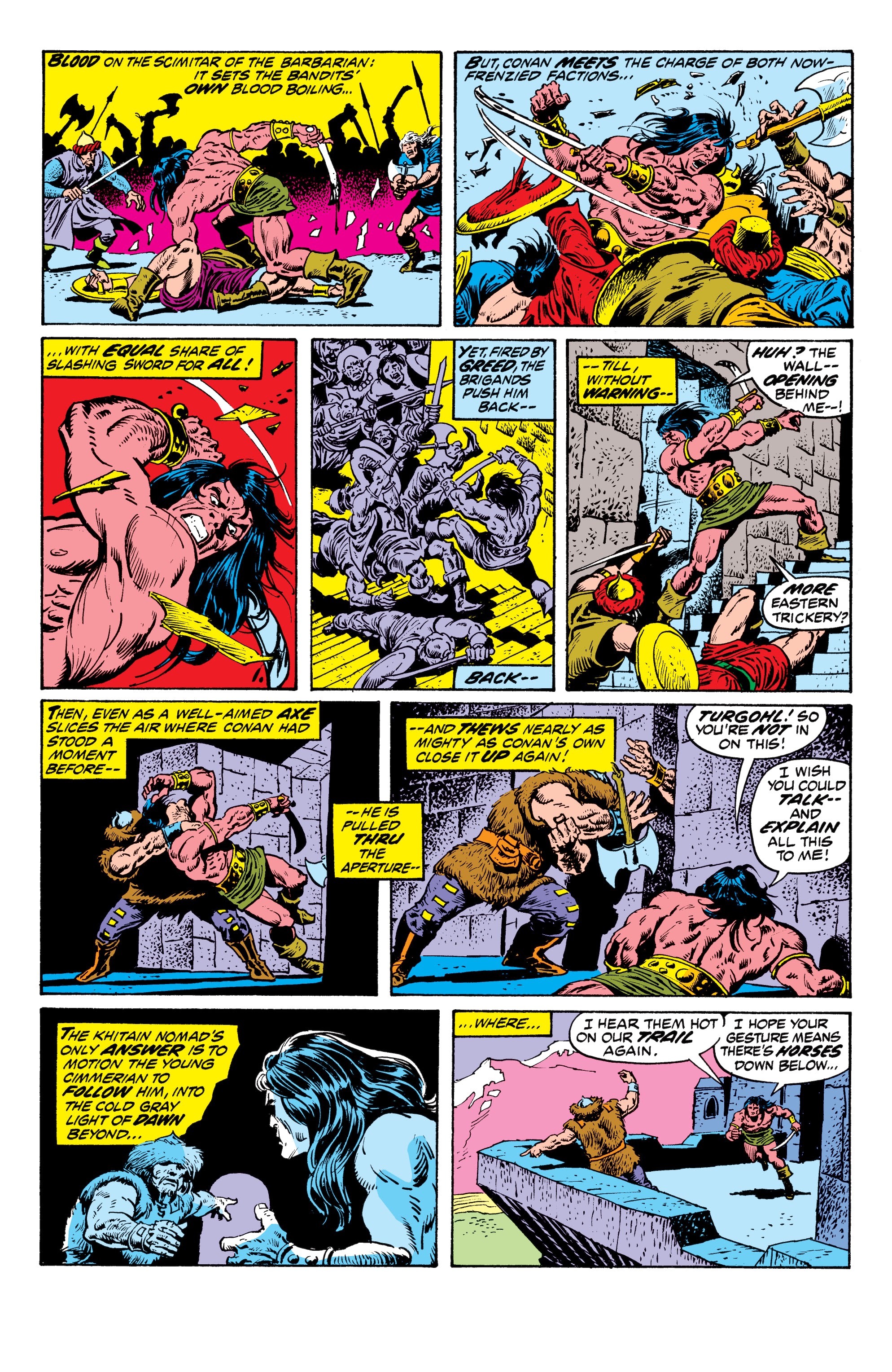 Read online Conan The Barbarian Epic Collection: The Original Marvel Years - The Curse Of The Golden Skull comic -  Issue # TPB (Part 1) - 23