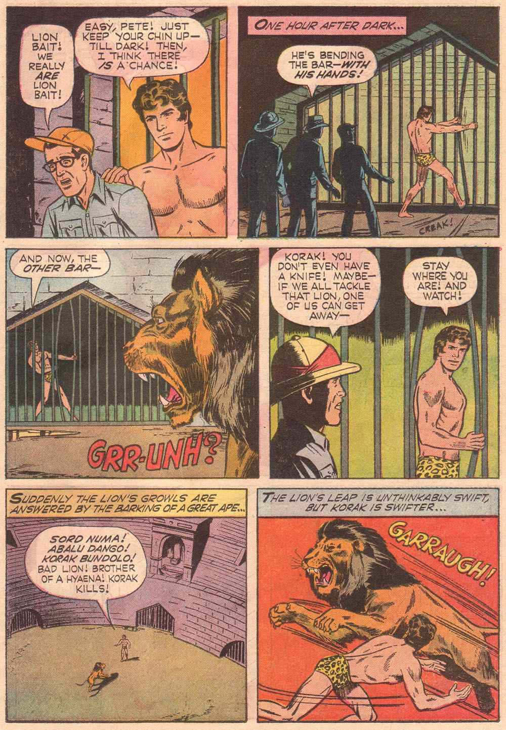 Read online Korak, Son of Tarzan (1964) comic -  Issue #14 - 15