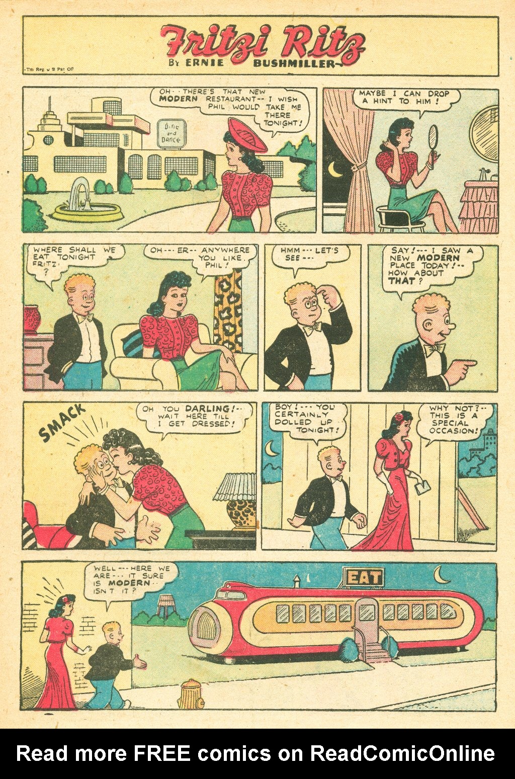 Read online Fritzi Ritz (1953) comic -  Issue #46 - 4
