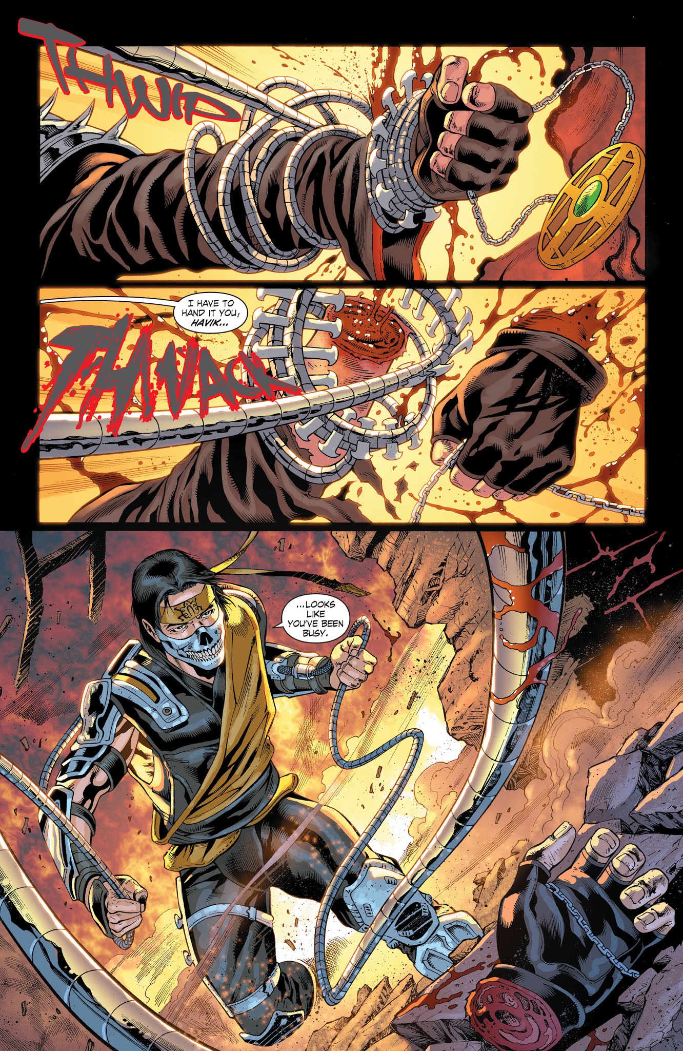 Read online Mortal Kombat X [I] comic -  Issue # _TPB 3 - 66