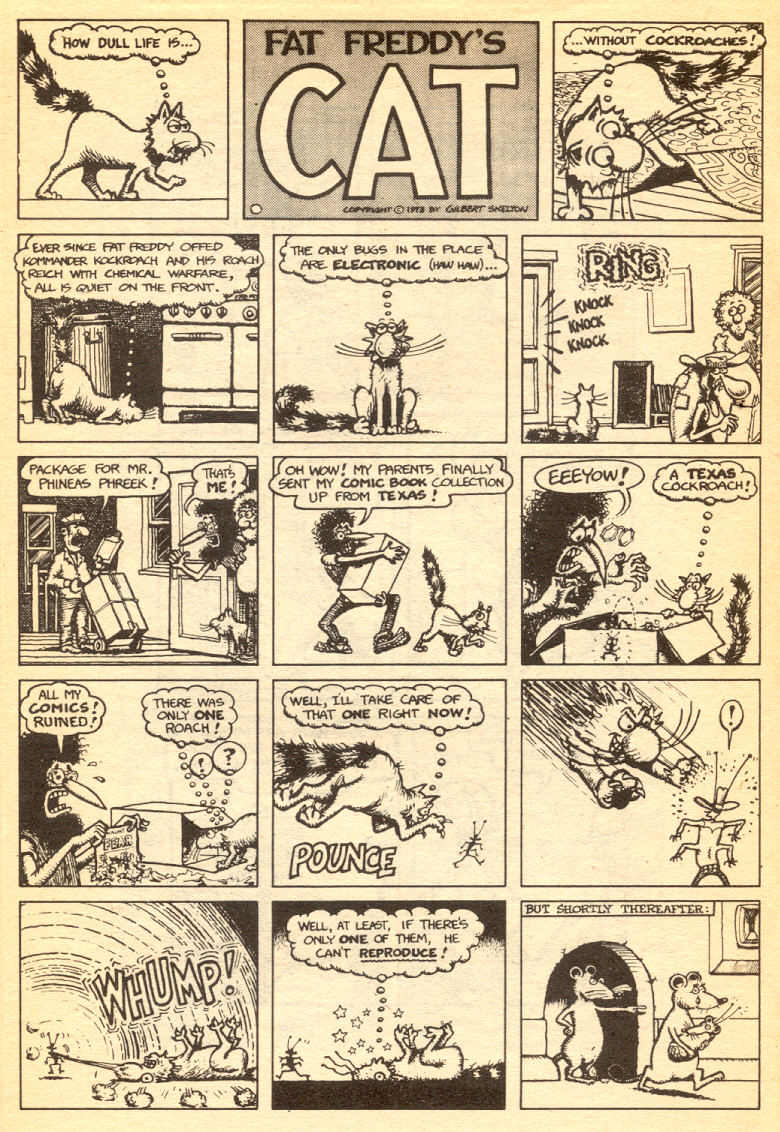 Read online Adventures of Fat Freddy's Cat comic -  Issue #1 - 24