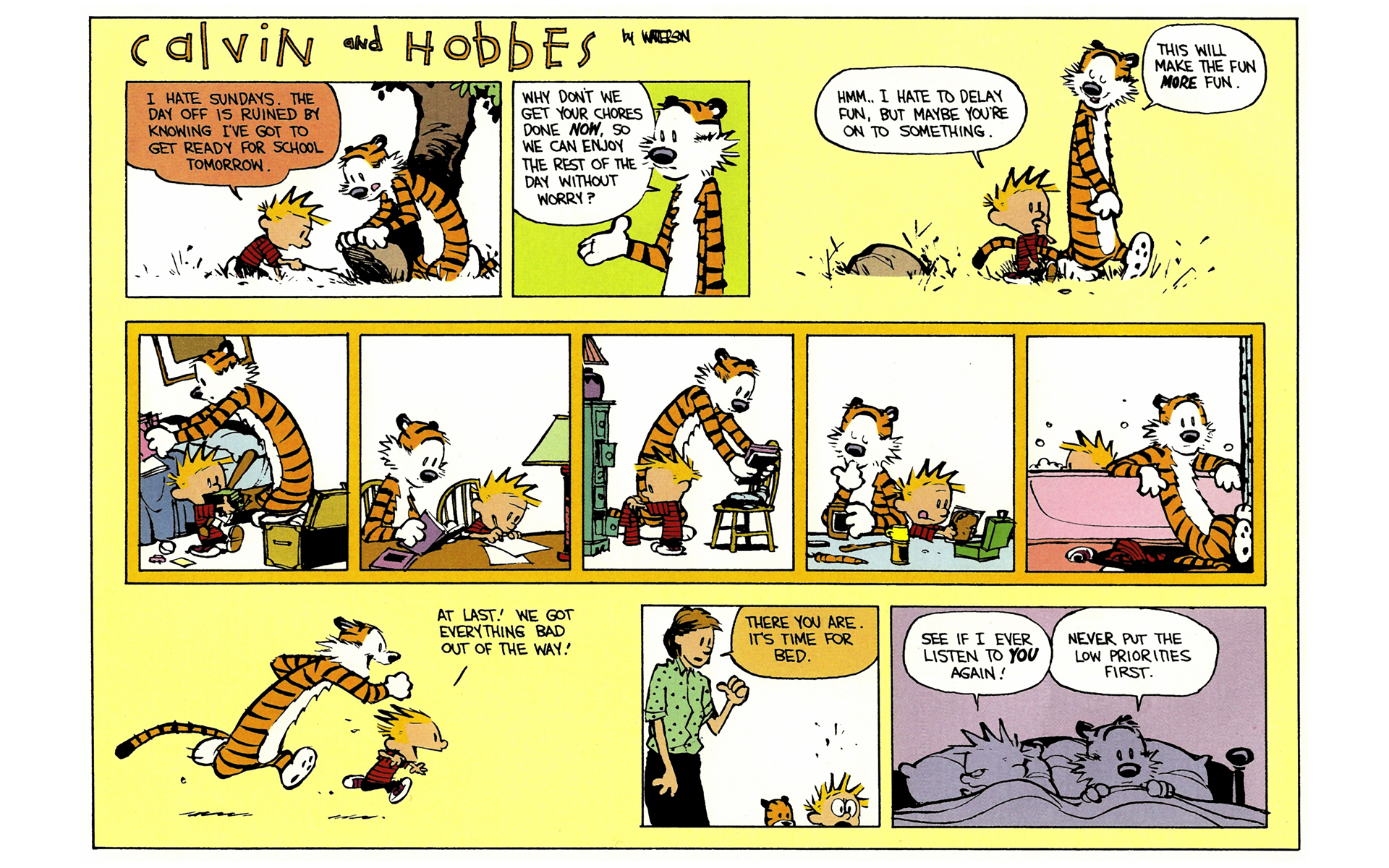 Read online Calvin and Hobbes comic -  Issue #11 - 104