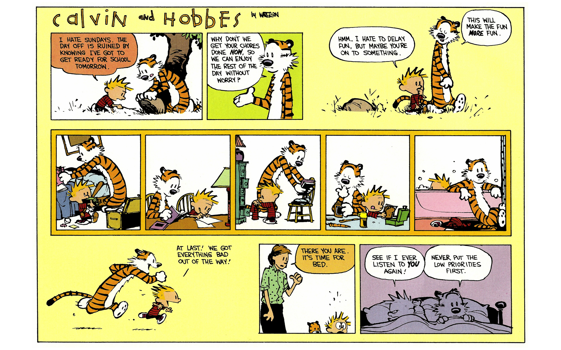Read online Calvin and Hobbes comic -  Issue #11 - 104