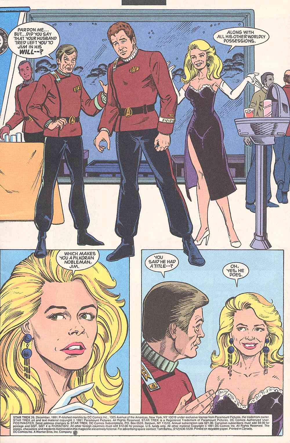 Read online Star Trek (1989) comic -  Issue #26 - 2