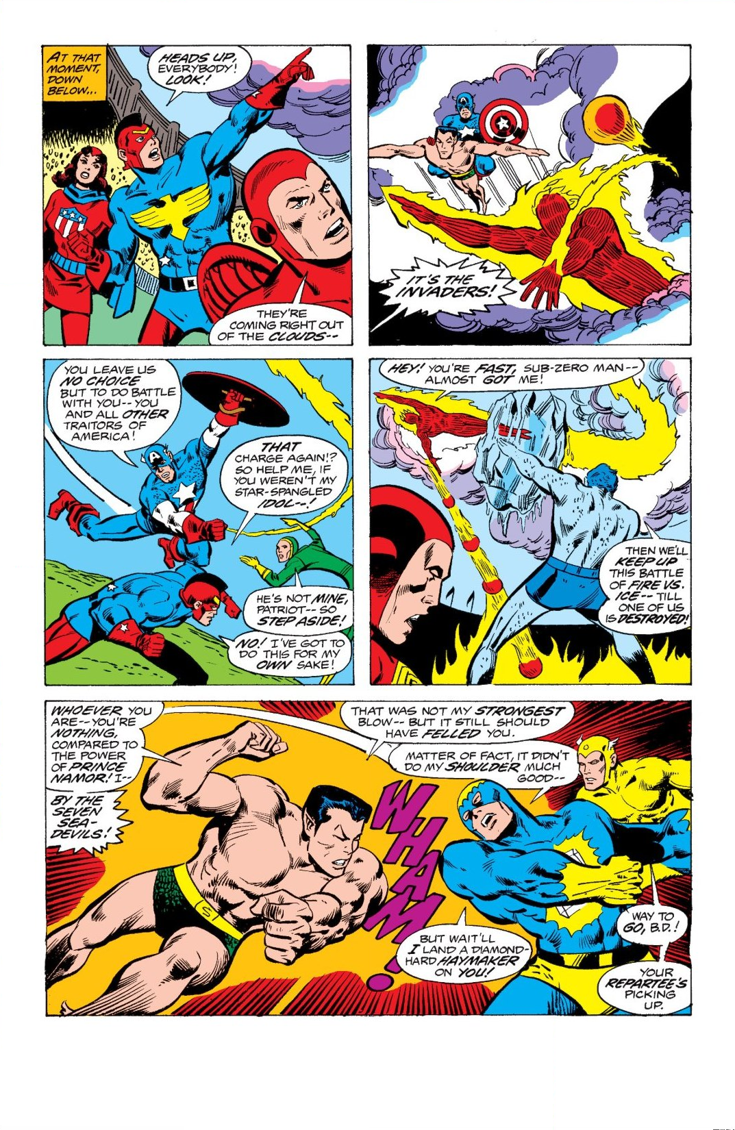 Read online The Invaders Classic comic -  Issue # TPB 1 (Part 5) - 106