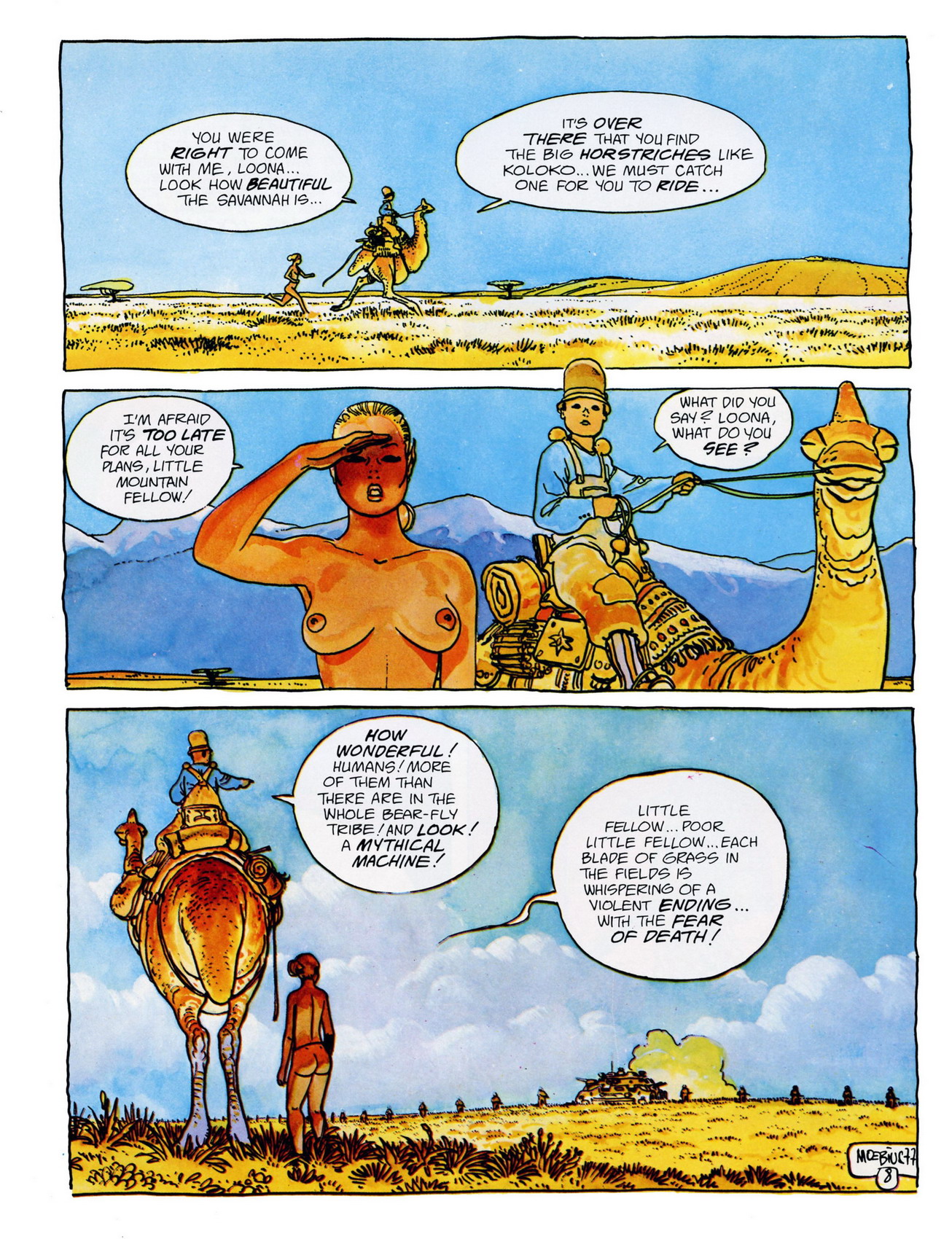 Read online Heavy Metal Presents Is Man Good? comic -  Issue # Full - 55