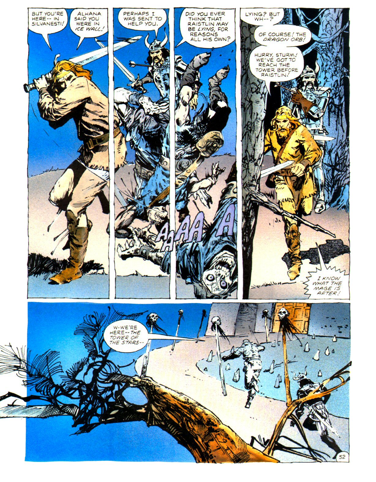 Read online Dragonlance Saga comic -  Issue #3 - 55