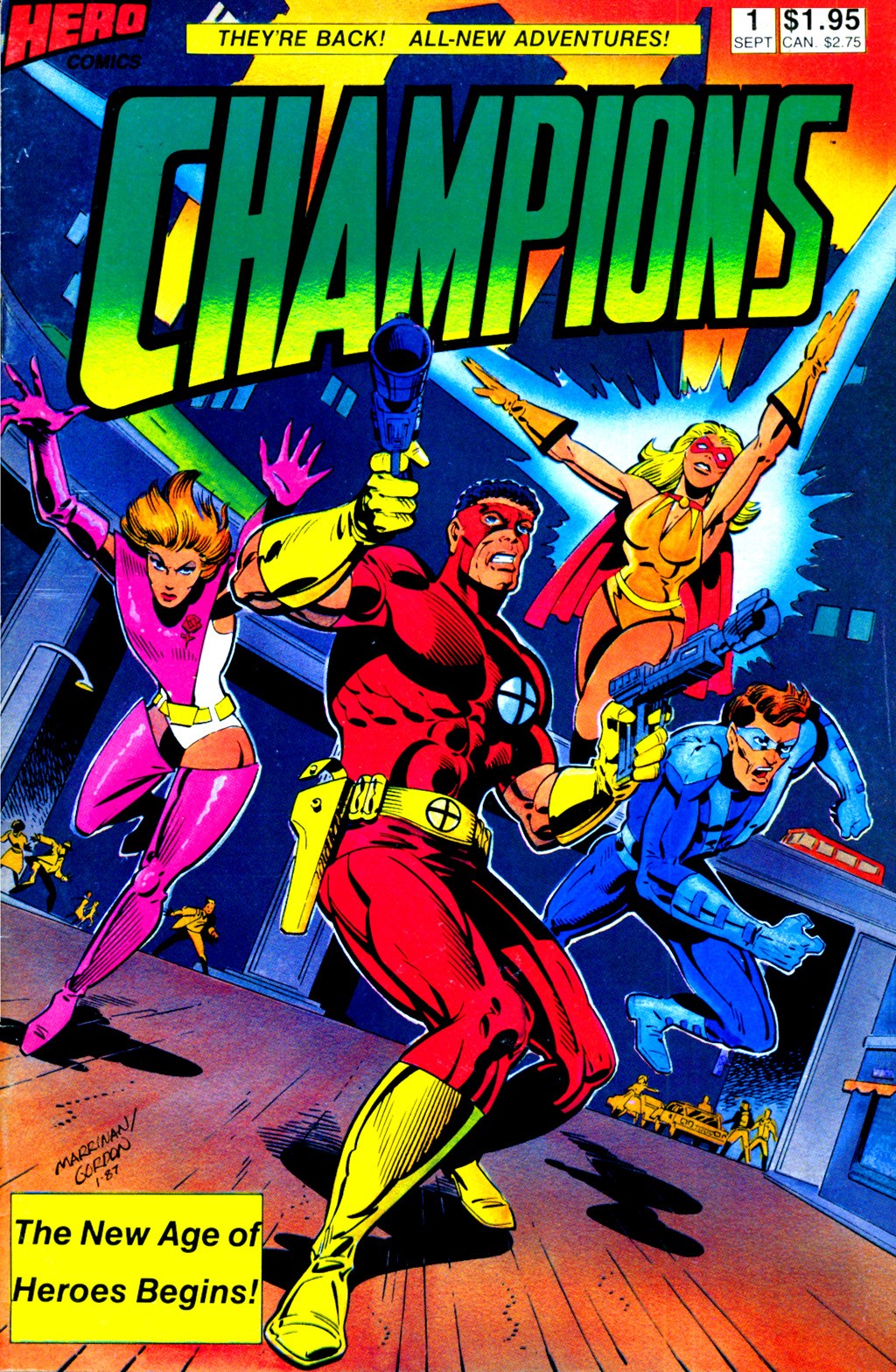 Read online Champions (1987) comic -  Issue #1 - 1