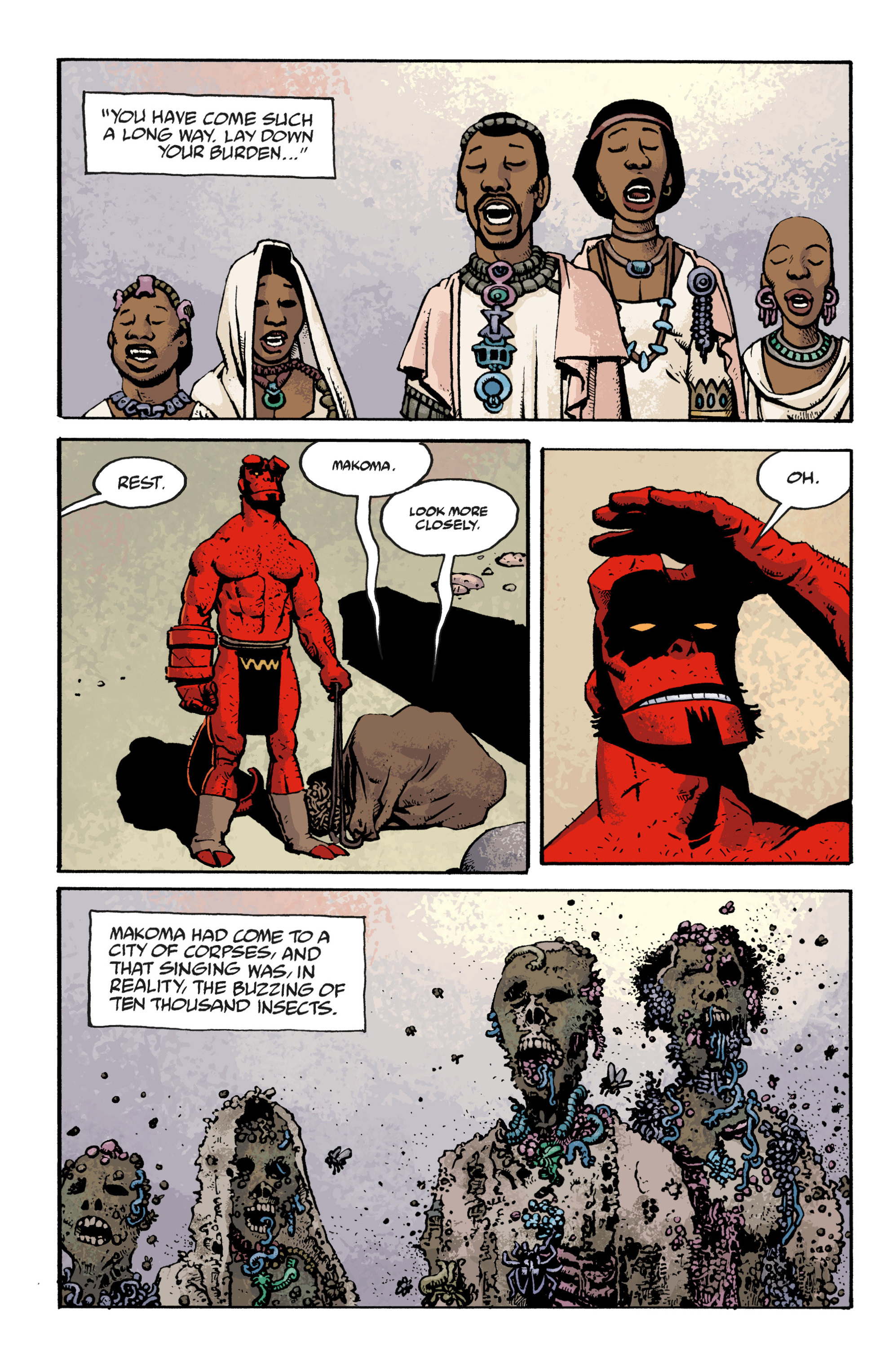Read online Hellboy comic -  Issue #7 - 111