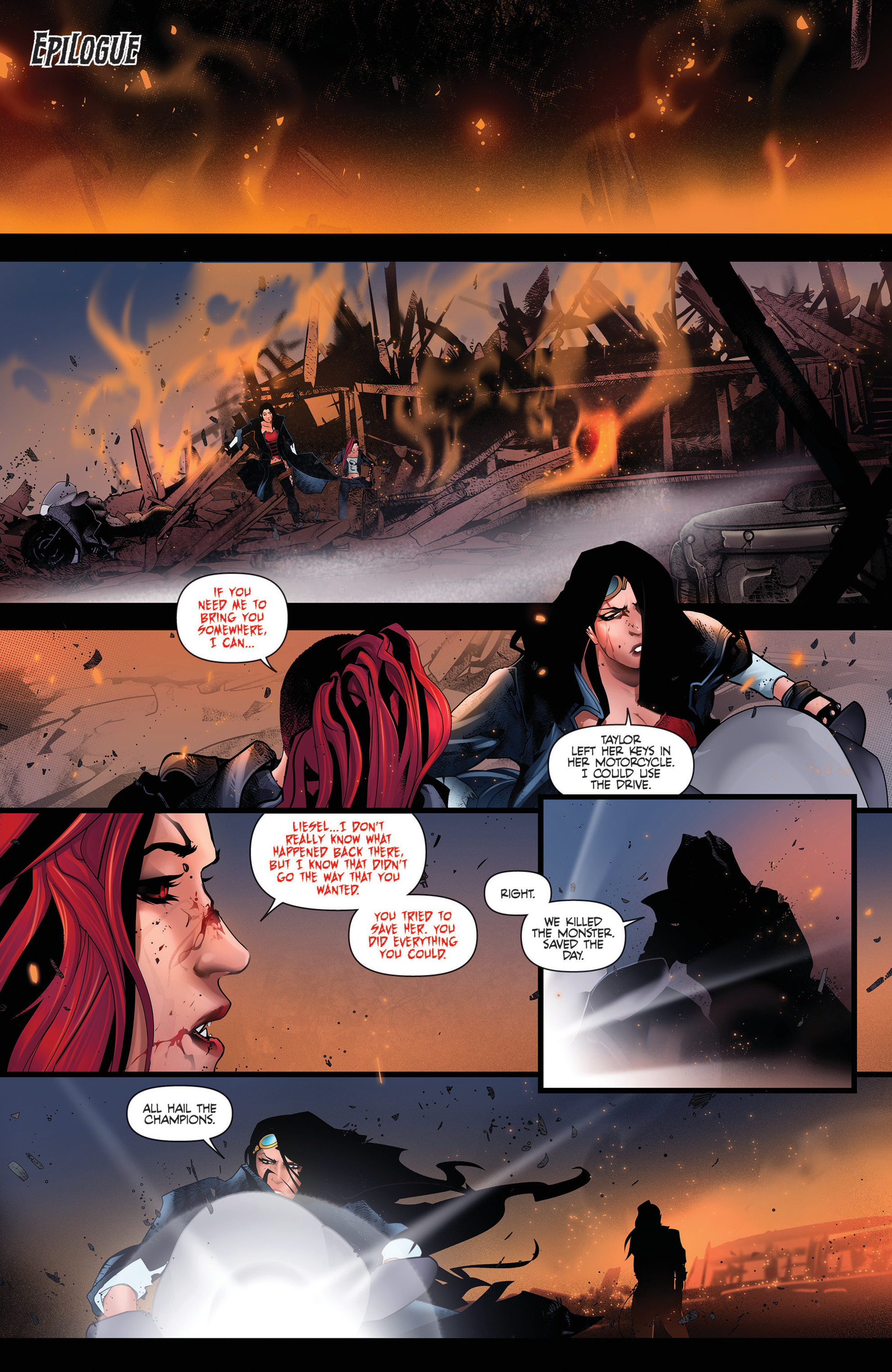 Read online Van Helsing vs Frankenstein comic -  Issue #5 - 21