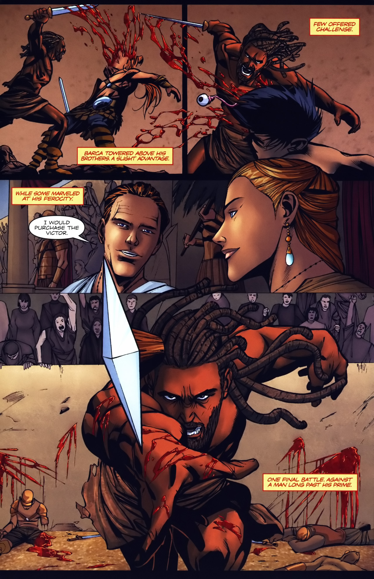 Read online Spartacus comic -  Issue #3 - 22