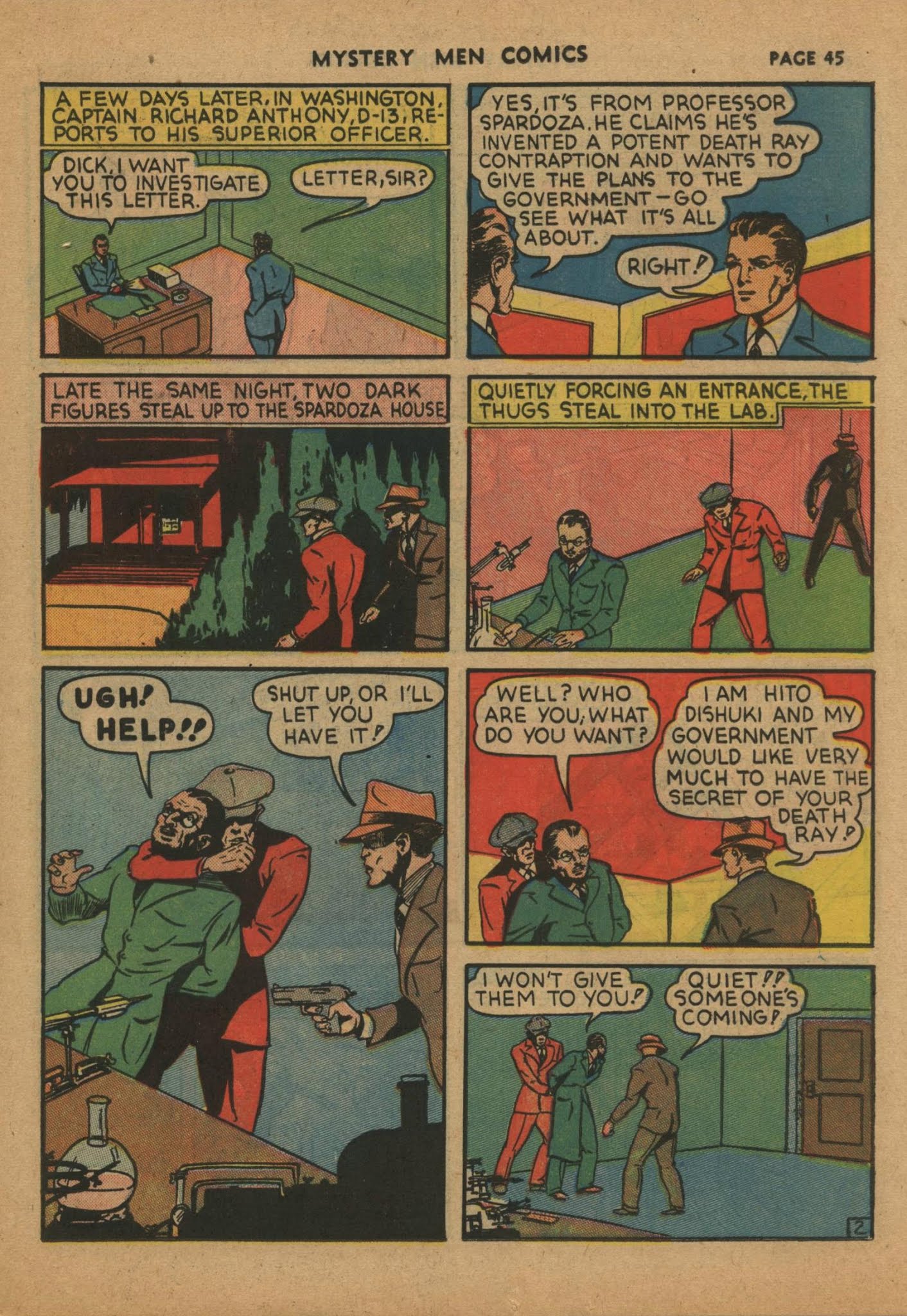 Read online Mystery Men Comics comic -  Issue #9 - 47