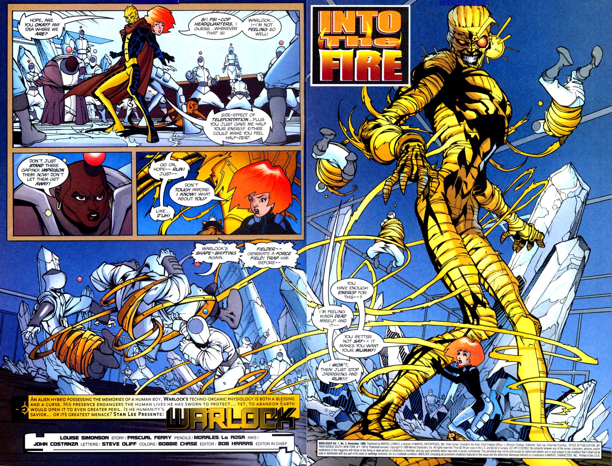 Read online Warlock (1999) comic -  Issue #3 - 4