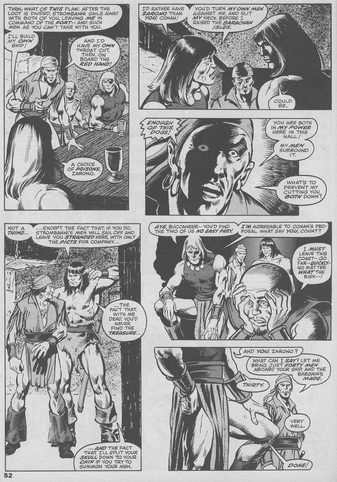 Read online The Savage Sword Of Conan comic -  Issue #47 - 52