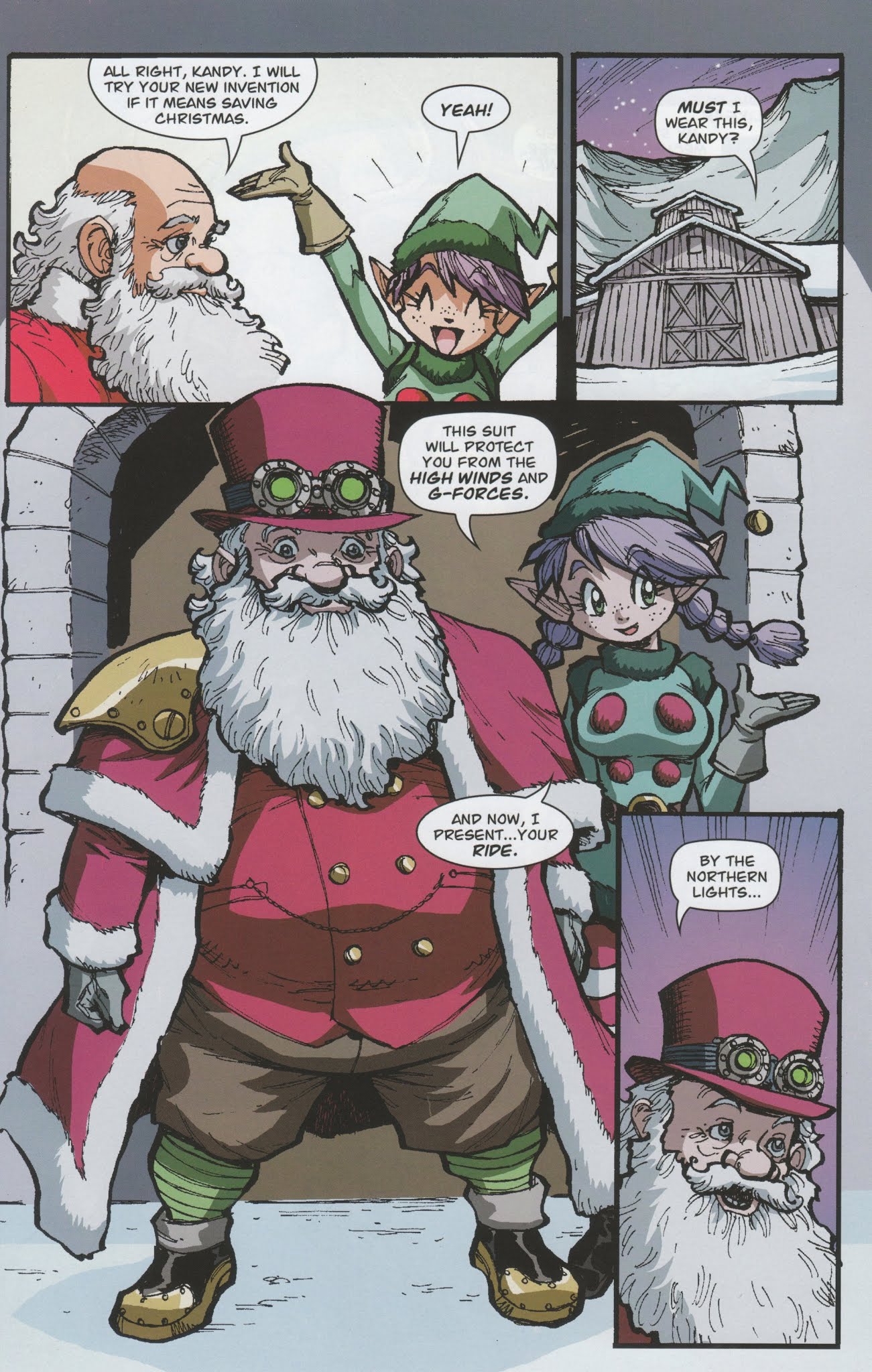 Read online Victorian Secret: Girls of Steampunk comic -  Issue # Holiday Special 1 - 20
