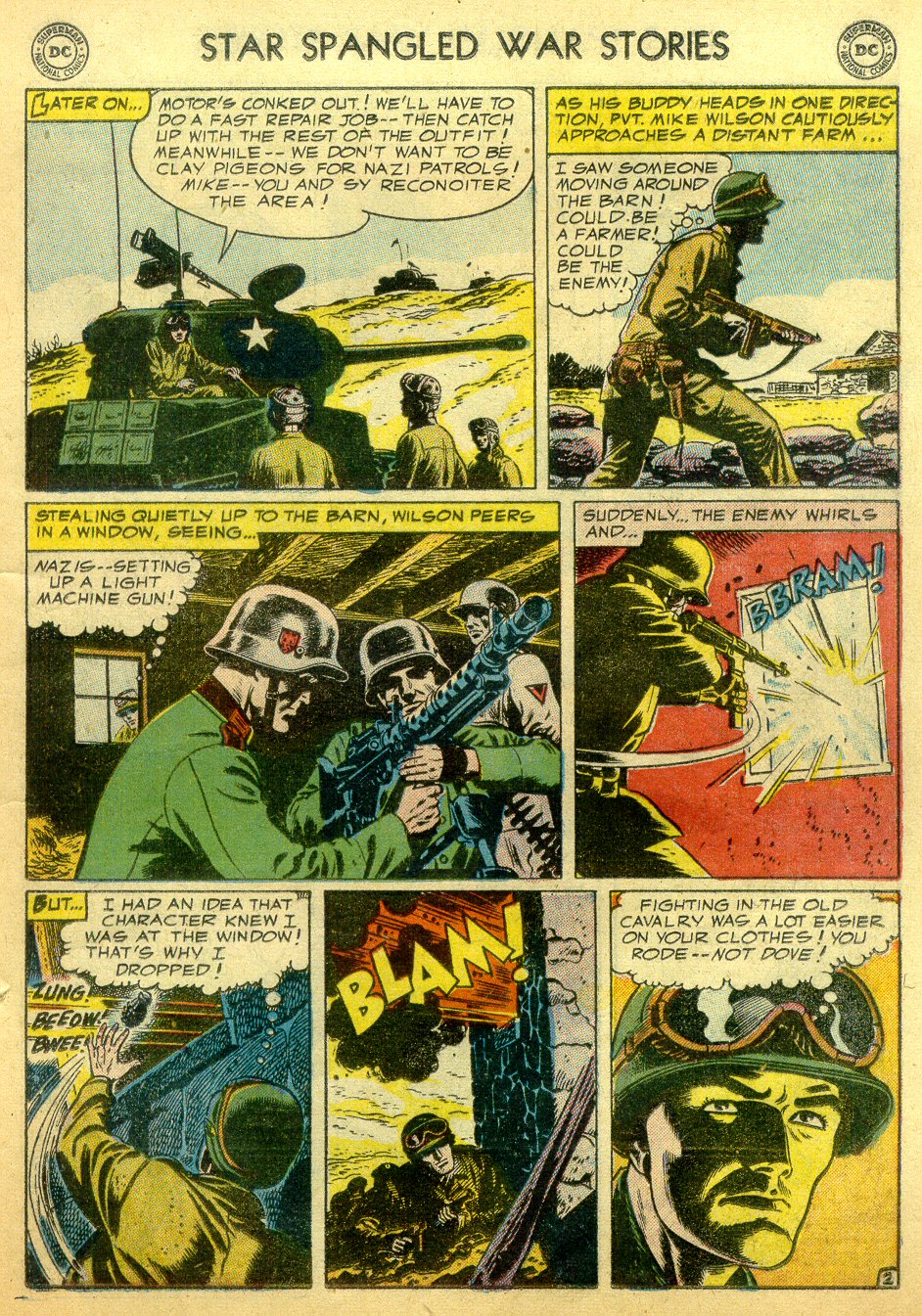 Read online Star Spangled War Stories (1952) comic -  Issue #36 - 13