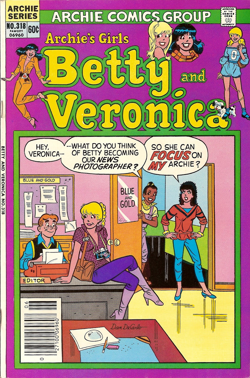 Archie's Girls Betty and Veronica 318 Page 1